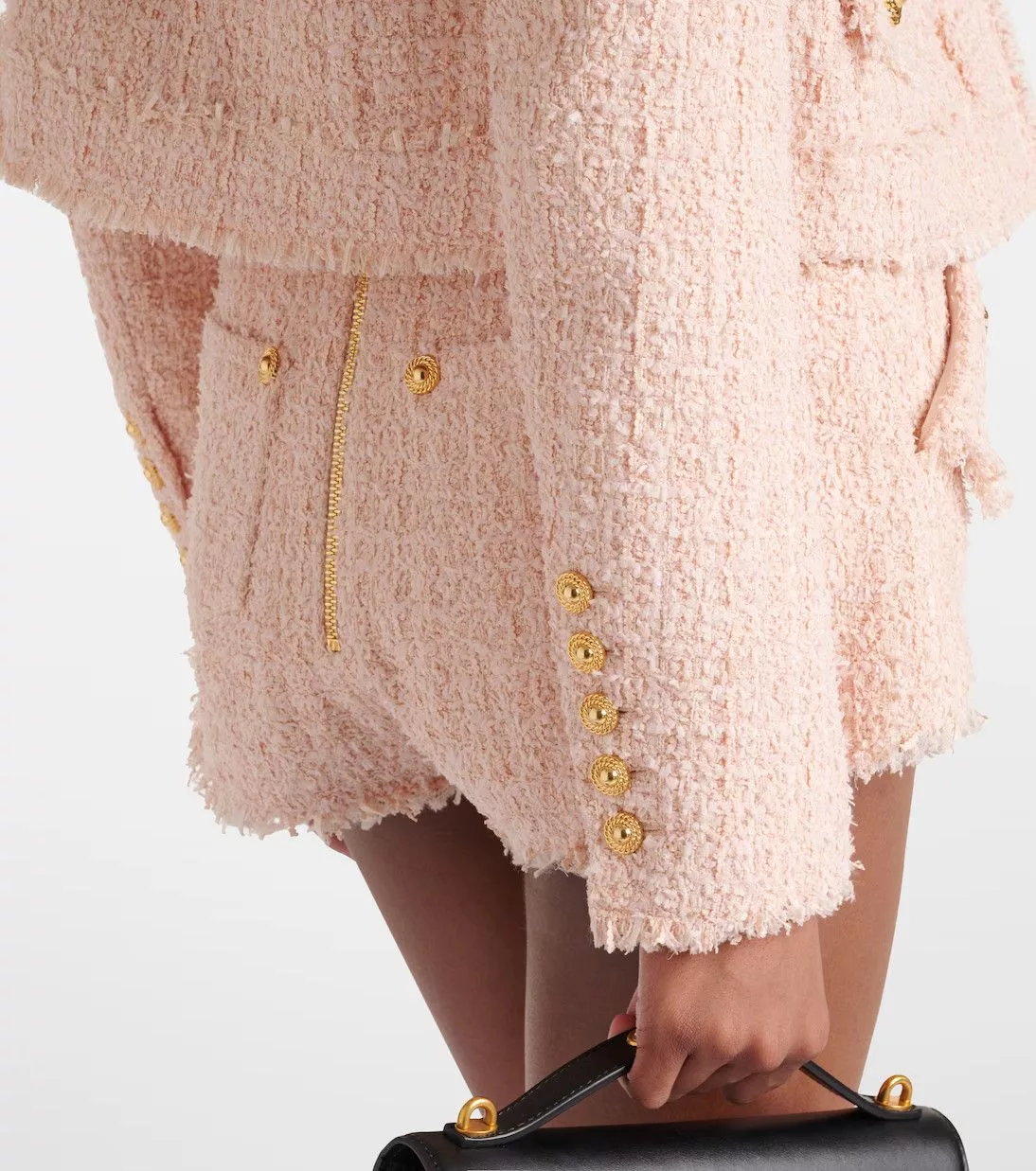 Balmain Jackets Balmain o1w1db10624 Jacket in Rose Pink