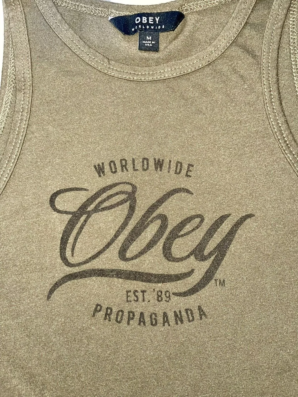 Obey Tank Tops Obey tank Green