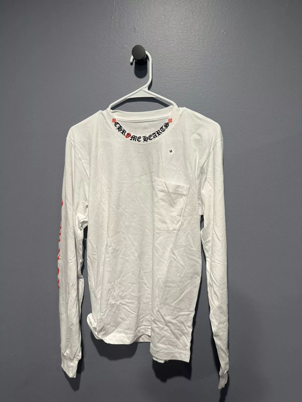 Chrome Hearts Long Sleeve T Shirts Chrome hearts Rolling Stones exclusive long sleeve White