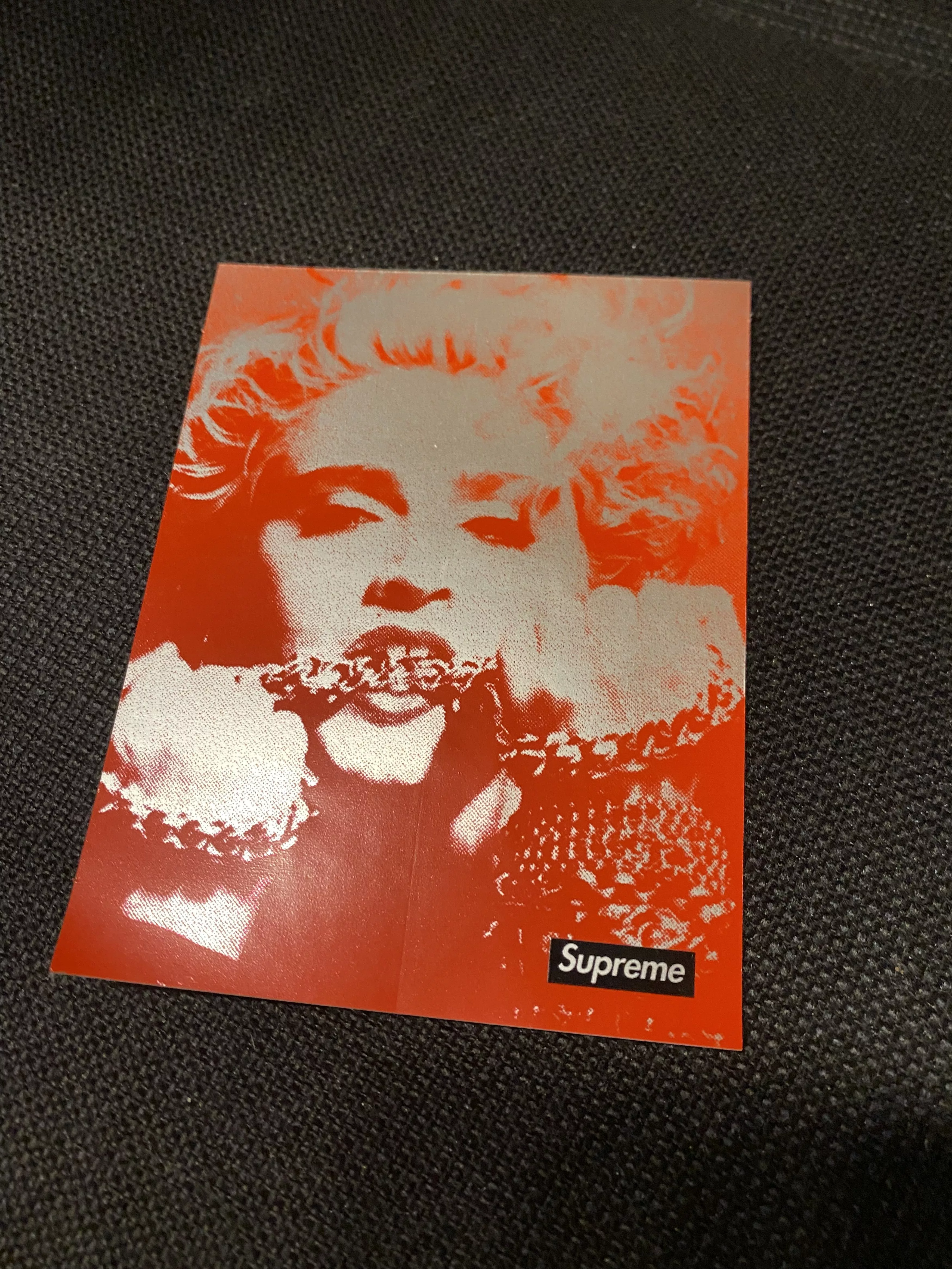 Supreme Miscellaneous Supreme Madonna Sticker Red