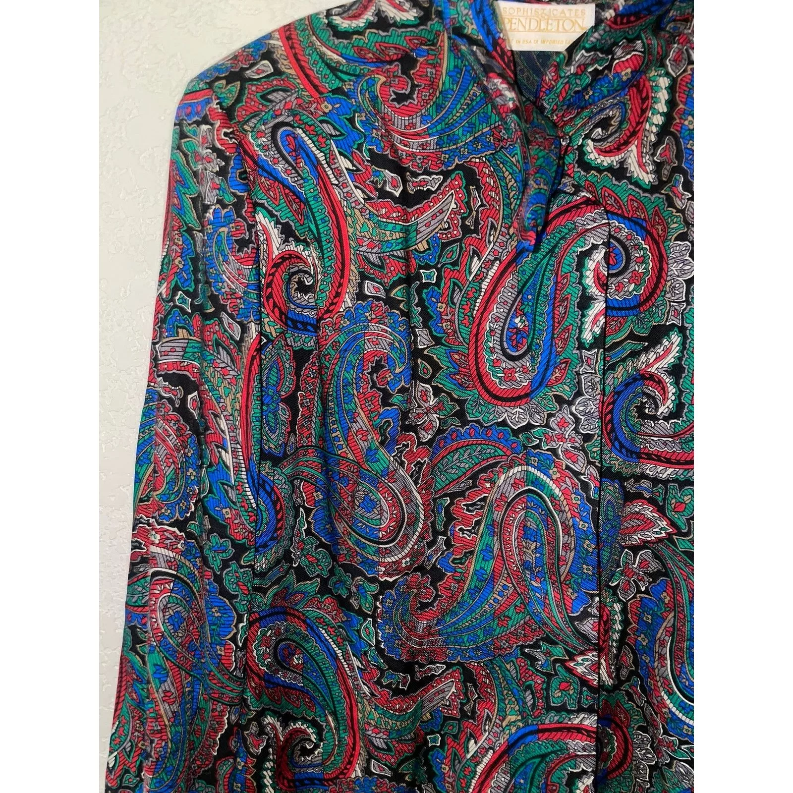 Pendleton Blouses Women's Pendleton Sophisticates Button Down Shirt Women L Multi