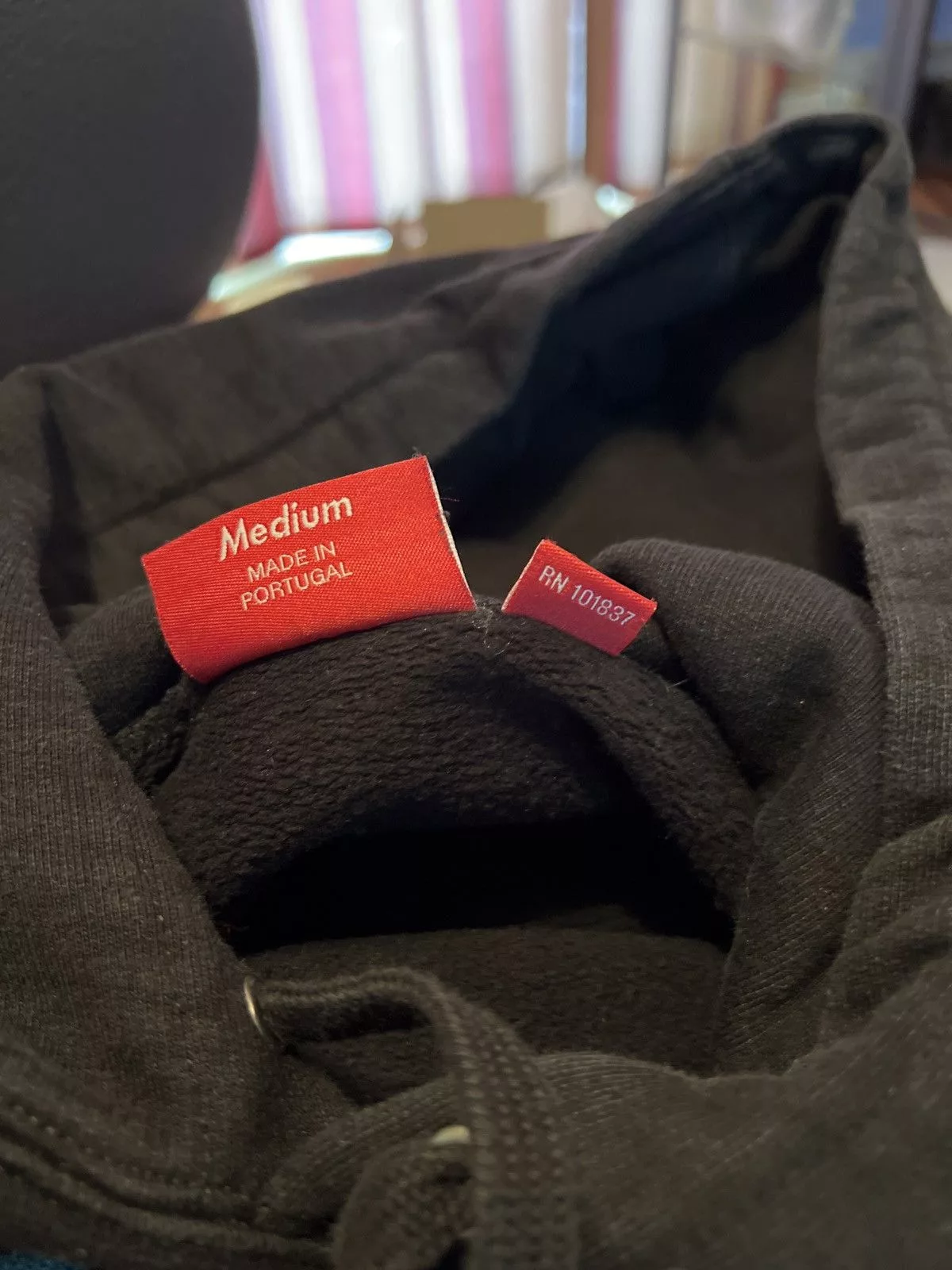 Supreme Sweatshirts Hoodies Supreme Chain Stitch Hoodie Black