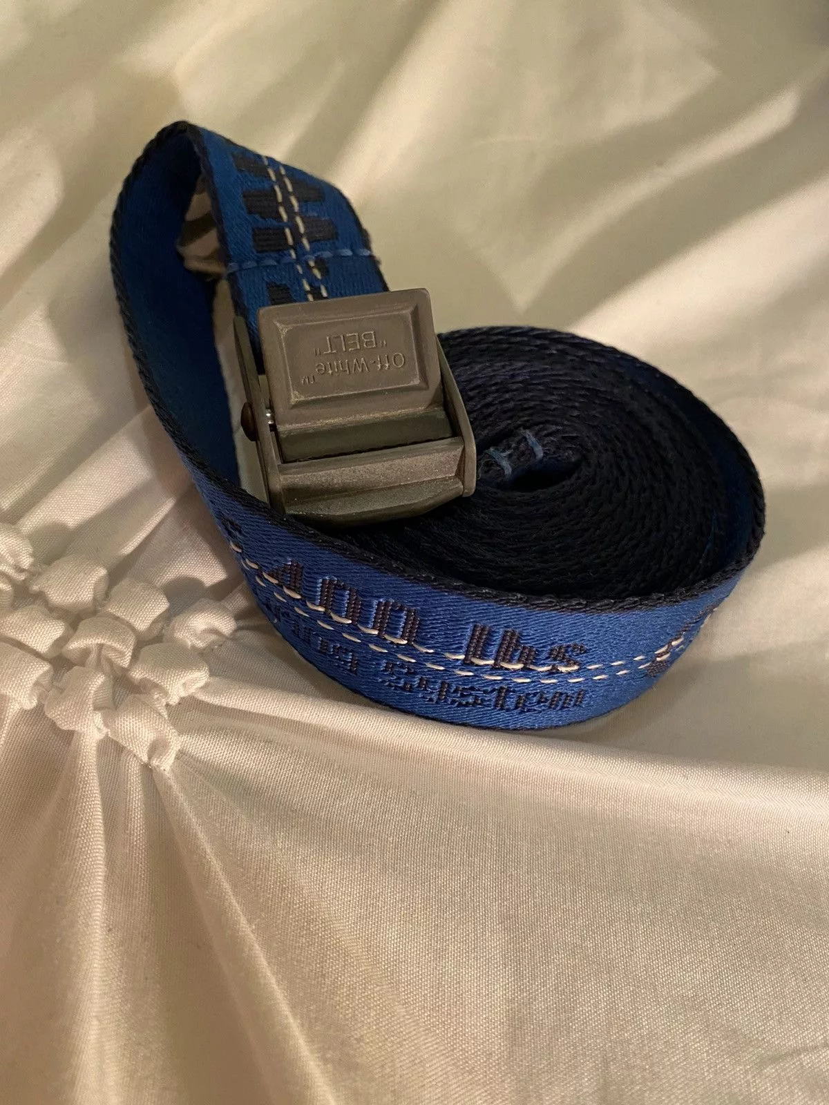 Off-White Belts Off-White - Blue and Black Mini Industrial Belt