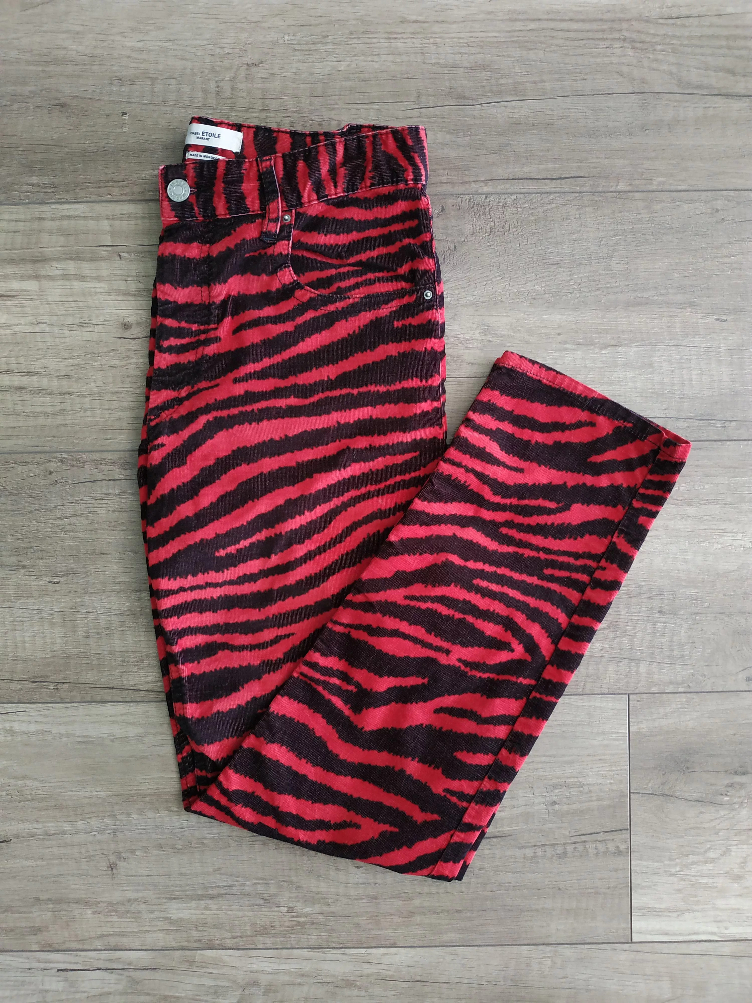 Isabel Marant Etoile Pants Isabel Marant Etoile ISABEL MARANT Tiger Print Women's Straight Pants, s. 36 (S) Multi