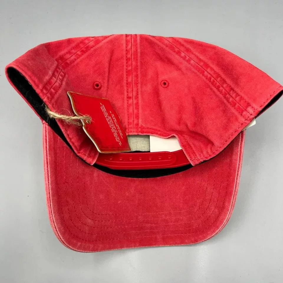 American Needle Hats Coca Cola Coke Hat Men Washed American Needle Snap Back Cap Red