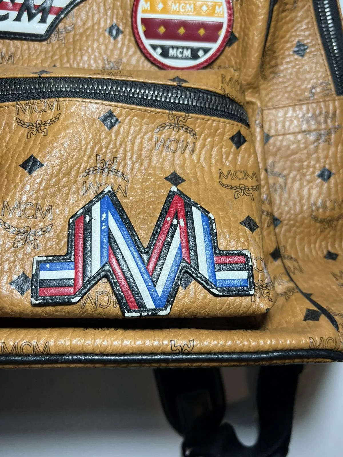 MCM Bags Luggage MCM Patch Backpack (M) Brown