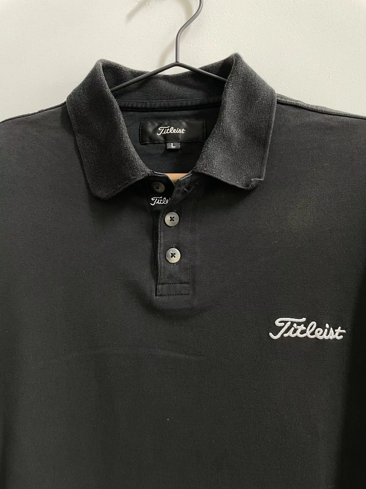 Titleist Polos Titleist Polo Tee Black
