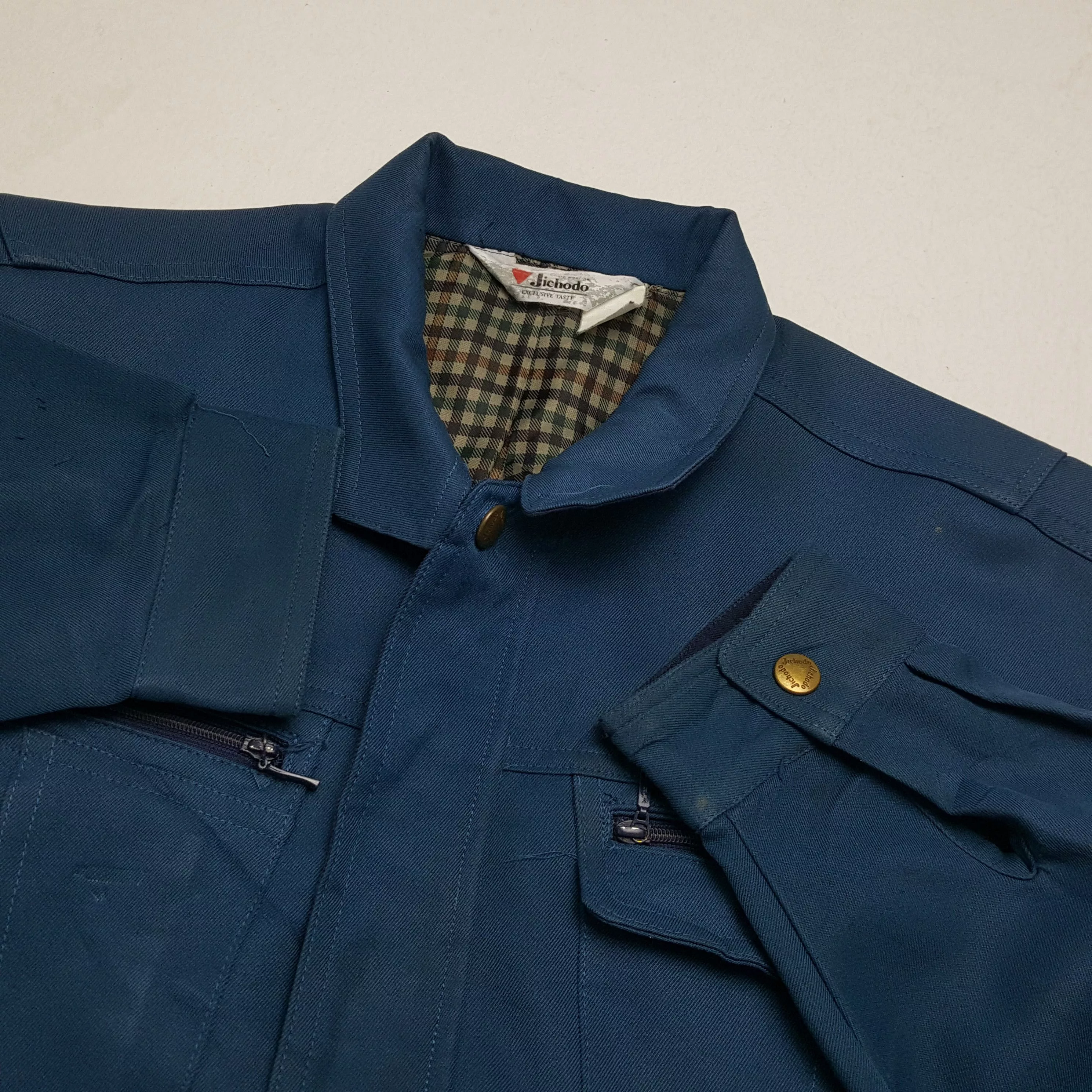 Japanese Brand Light Jackets Japanese Brand × Vintage TRD TOYOTA RACING Development Motorsports Custom Jacket Blue