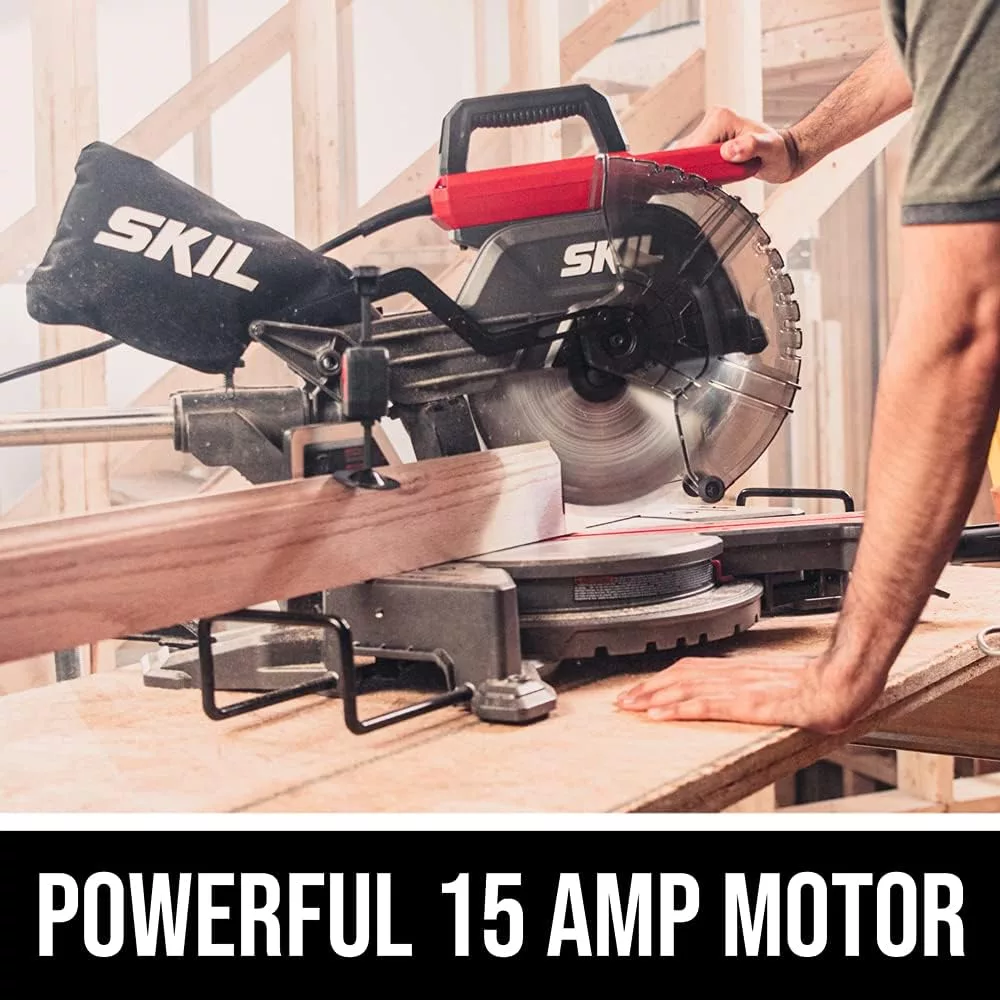 SKIL 10 Dual Bevel Sliding Compound Miter Saw-MS6305-00"