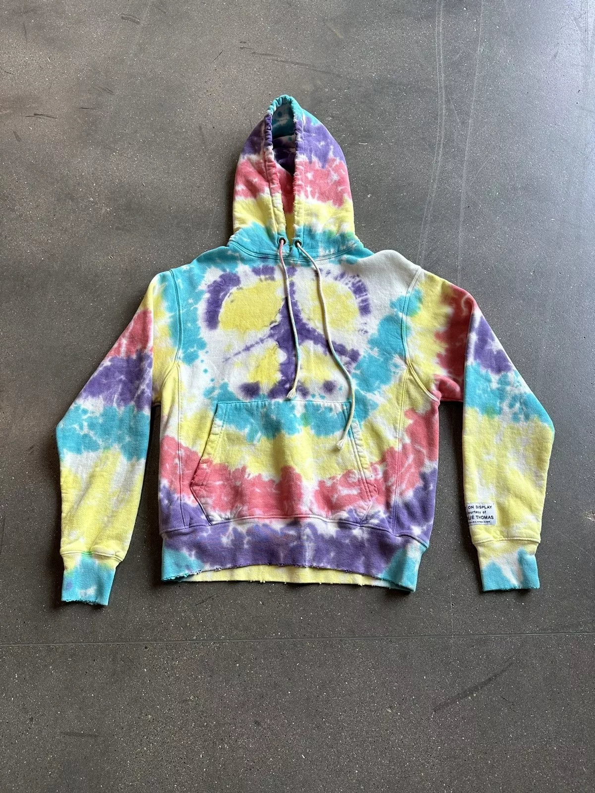 Gallery Dept. Sweatshirts Hoodies Gallery Dept. Gallery Dept Tie Dye Hoodie Pink