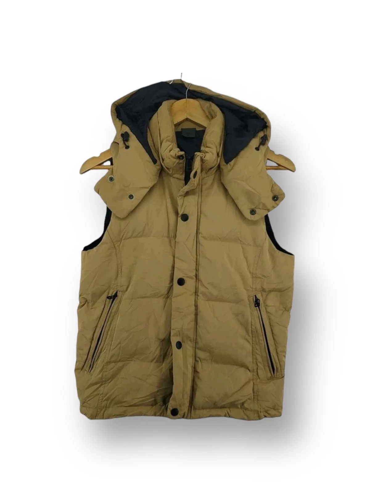 HARE Bombers HARE × Japanese Brand Hare Bomber Vest Hoodie. #E Brown Avant-Garde