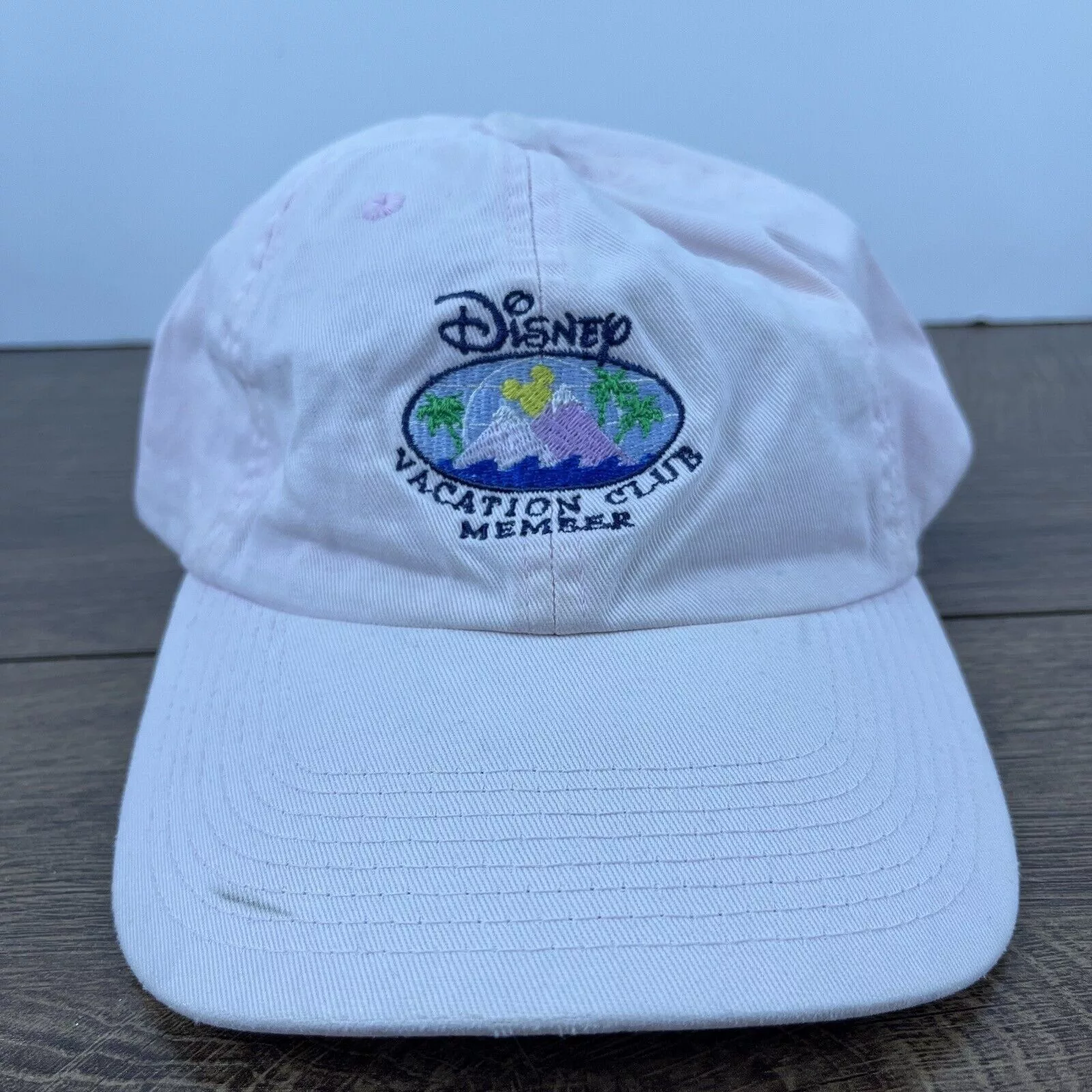 Disney Hats Disney Vacation Club Hat Pink Hat Adjustable Adult Size Hat