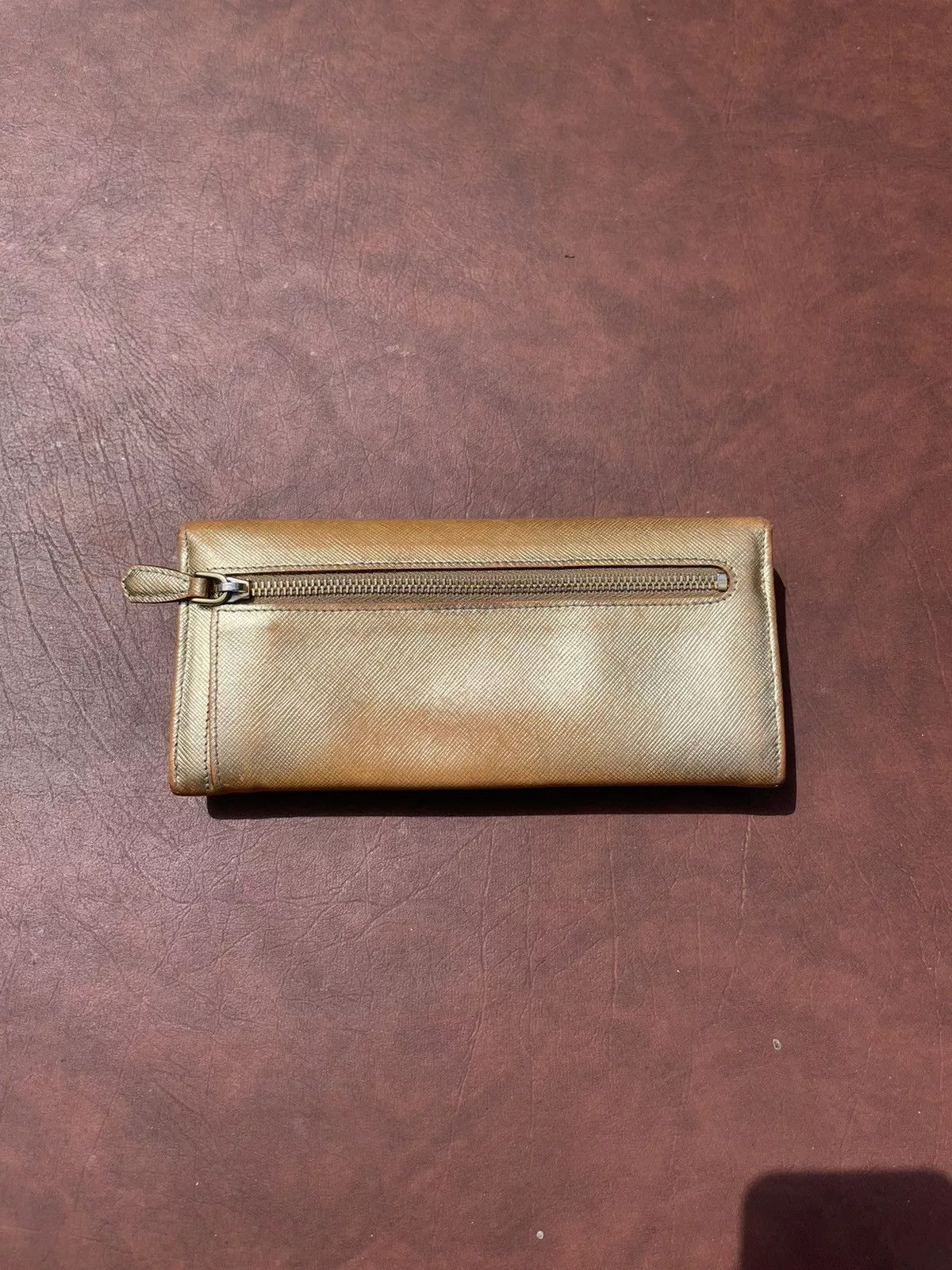 Prada Wallets Prada Long Wallet Gold