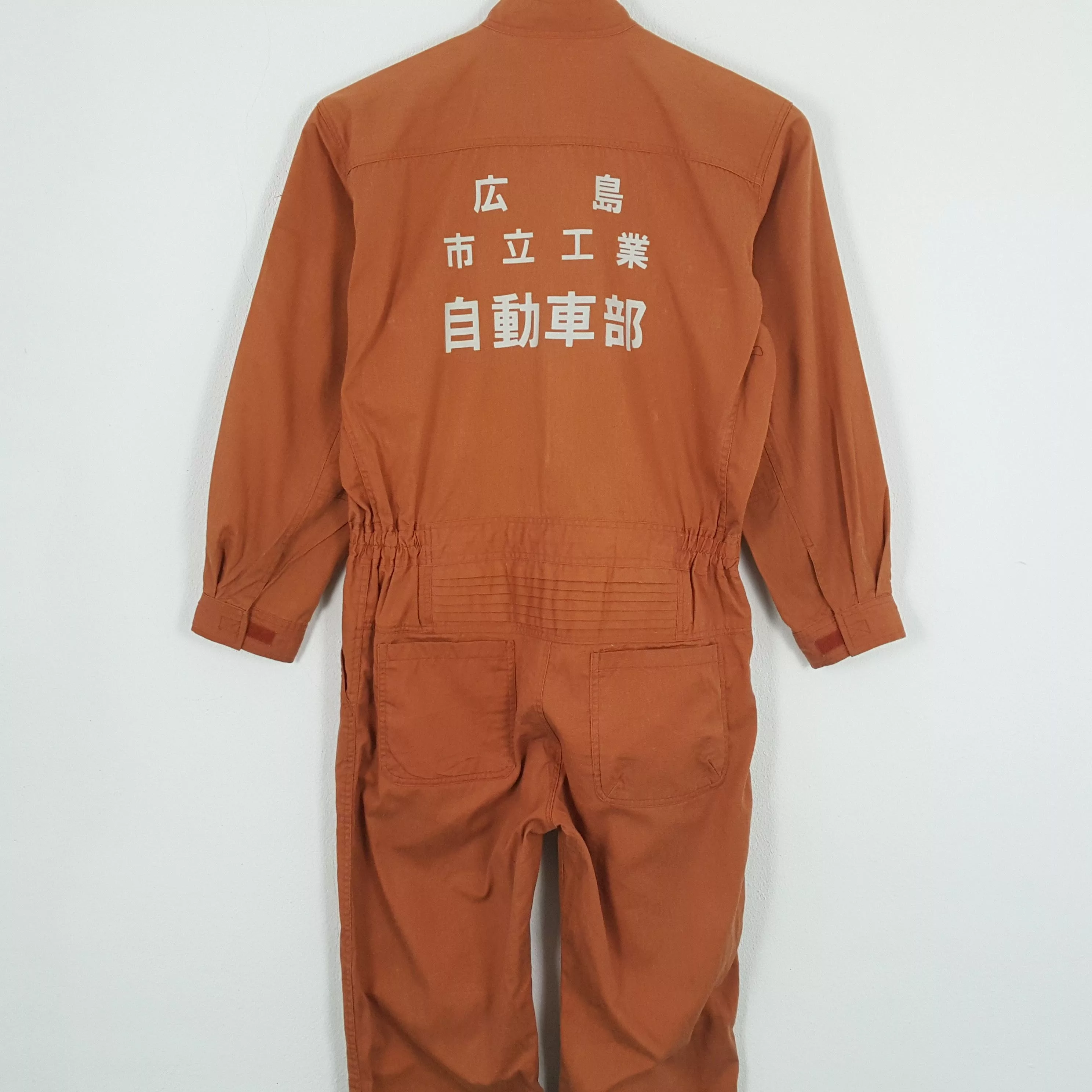 Nirvana Light Jackets Nirvana × Vintage Vintage NIRVANA MICHELIN Japanese Style Coverall Jacket Orange