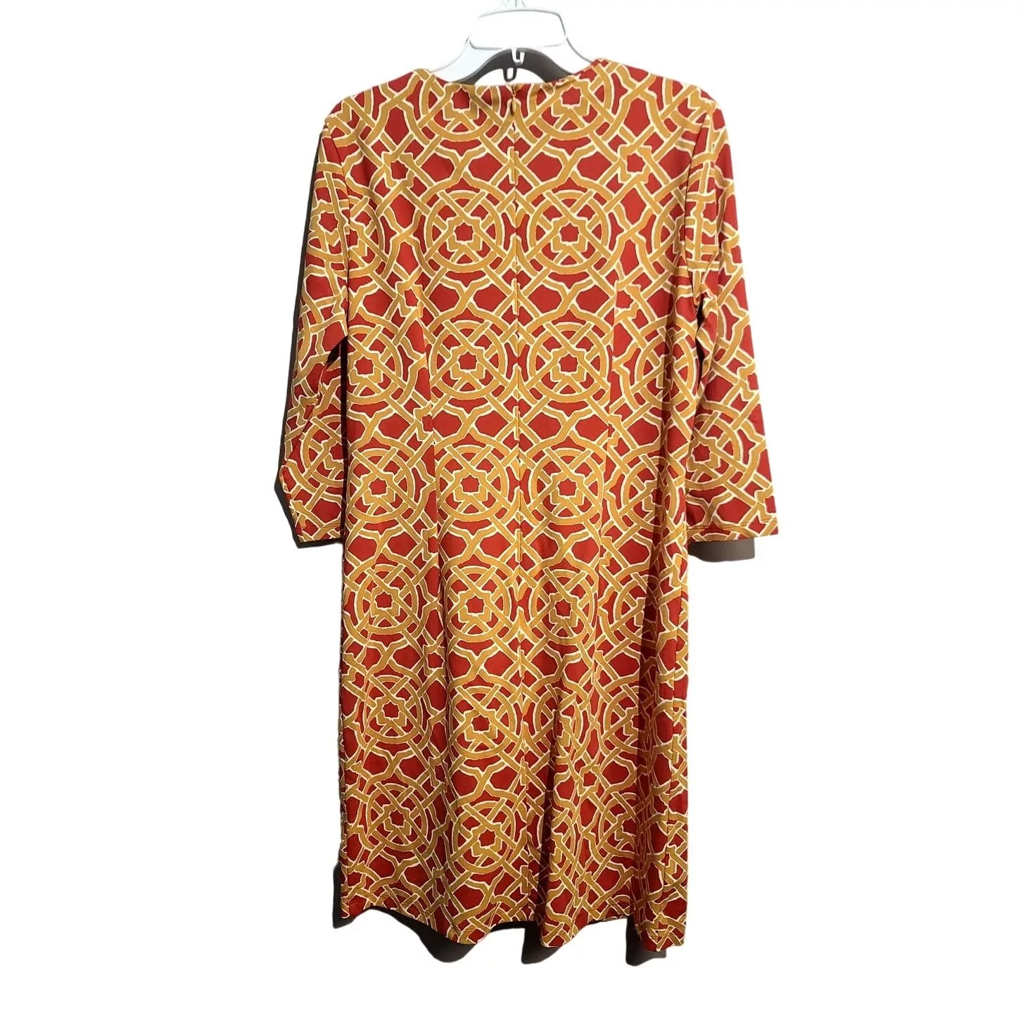 J.McLaughlin Midi Dresses J.McLaughlin J. McLaughlin Sofia Catalina Cloth 3/4 Sleeve Dress Red