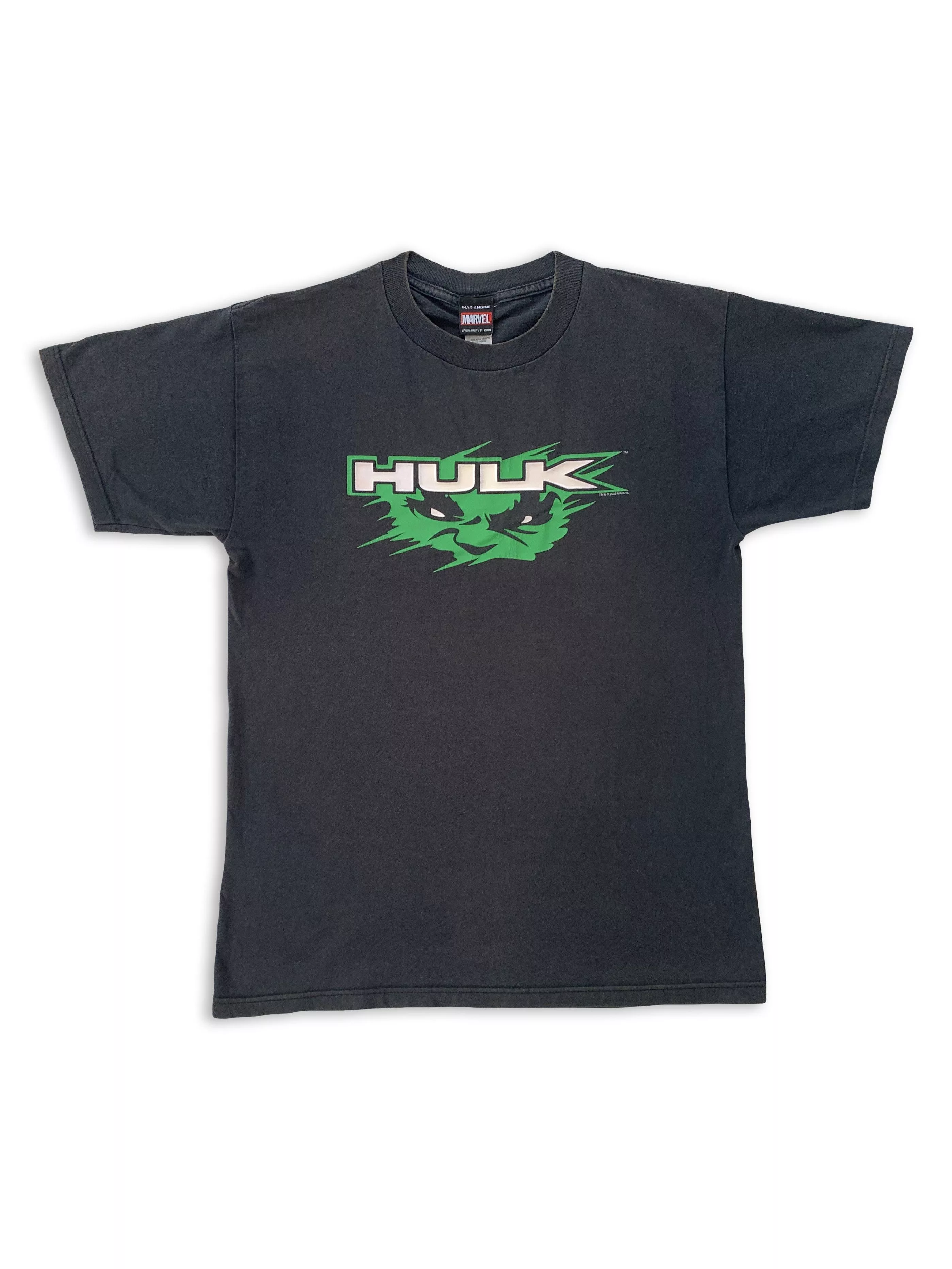 Marvel Comics Shirts Button Ups Marvel Comics Vintage 2003 HULK t shirt Marvel Movie Avengers Y2K Faded S Black Streetwear