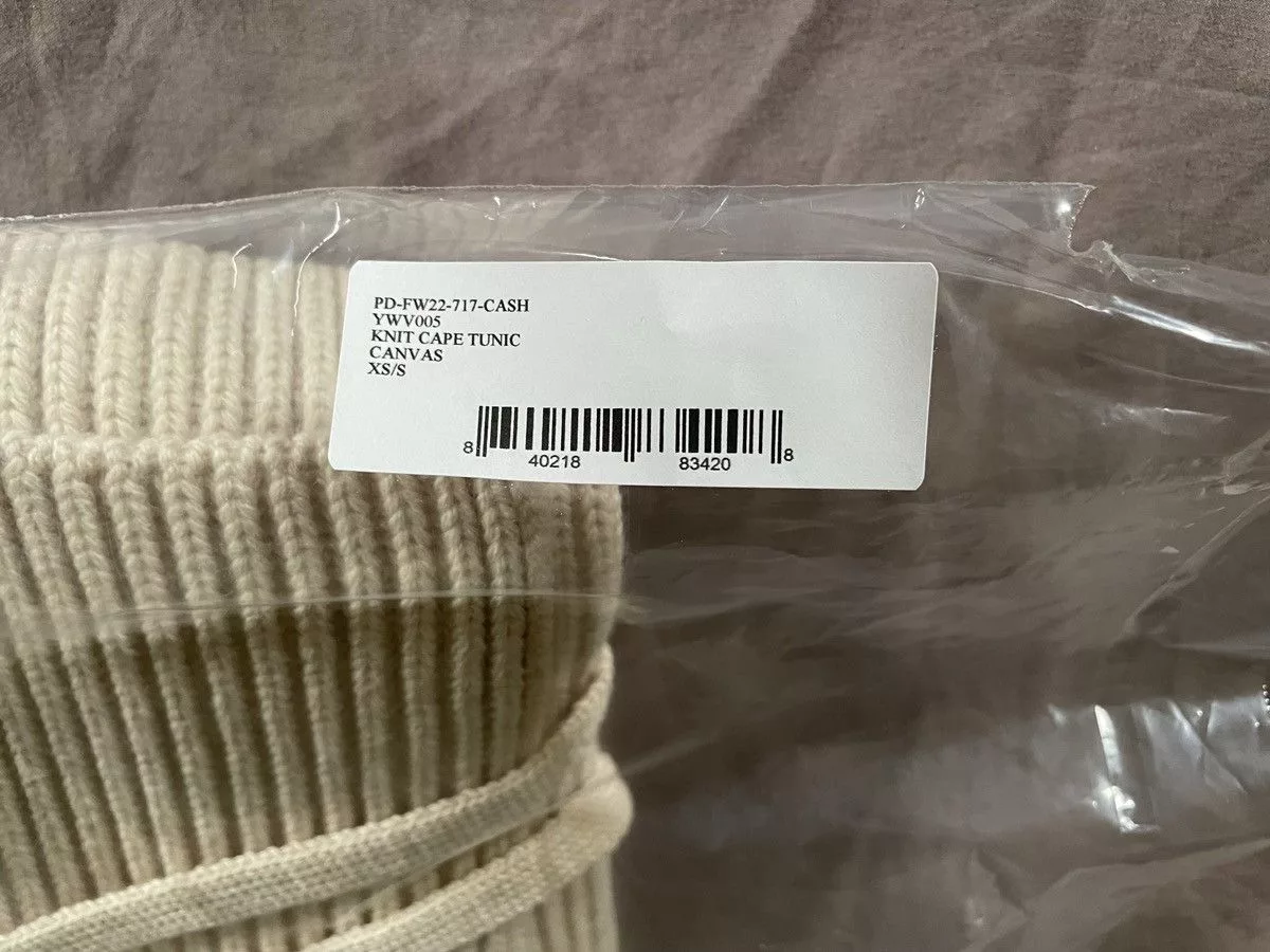 Peter Do Sweaters PETER DO KNIT CAPE TUNIC - size XS/S Beige