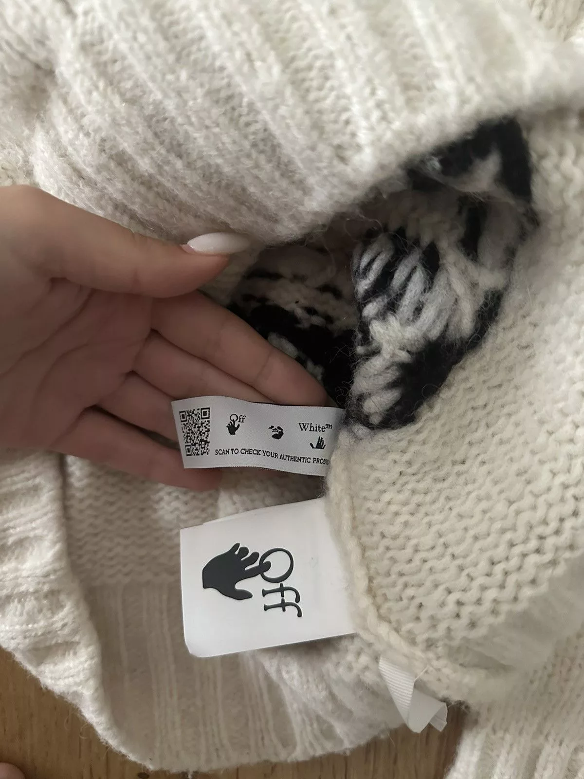 Off-White Sweaters Off-White Off White Knit Sweater