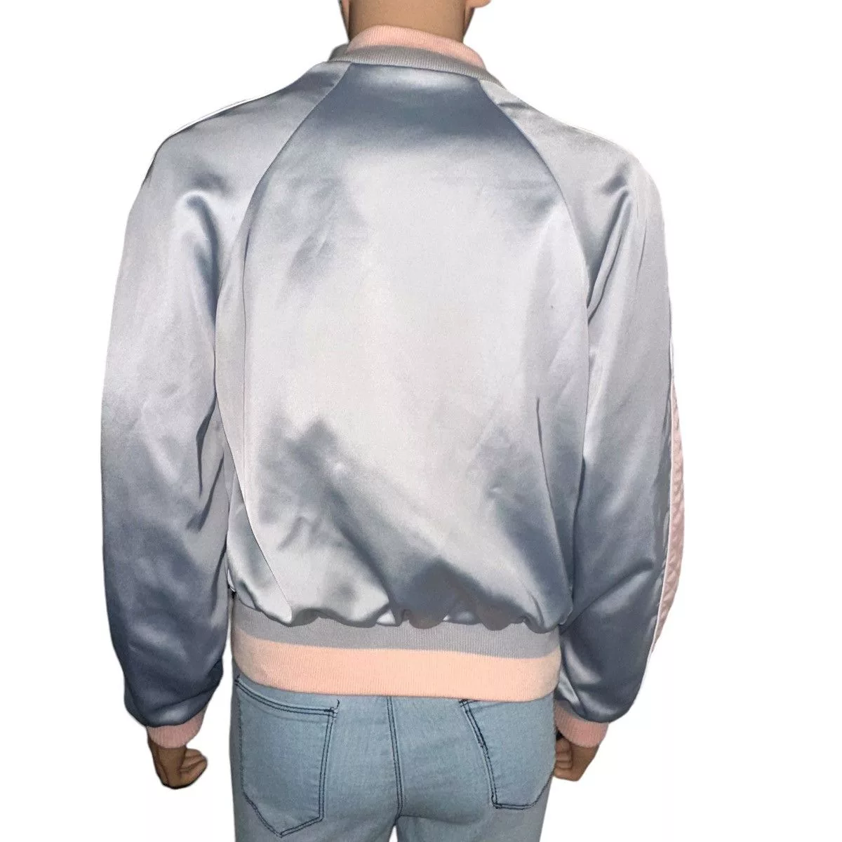Bebe Bombers Vintage Y2K Bebe reversible satin bomber jacket Multi