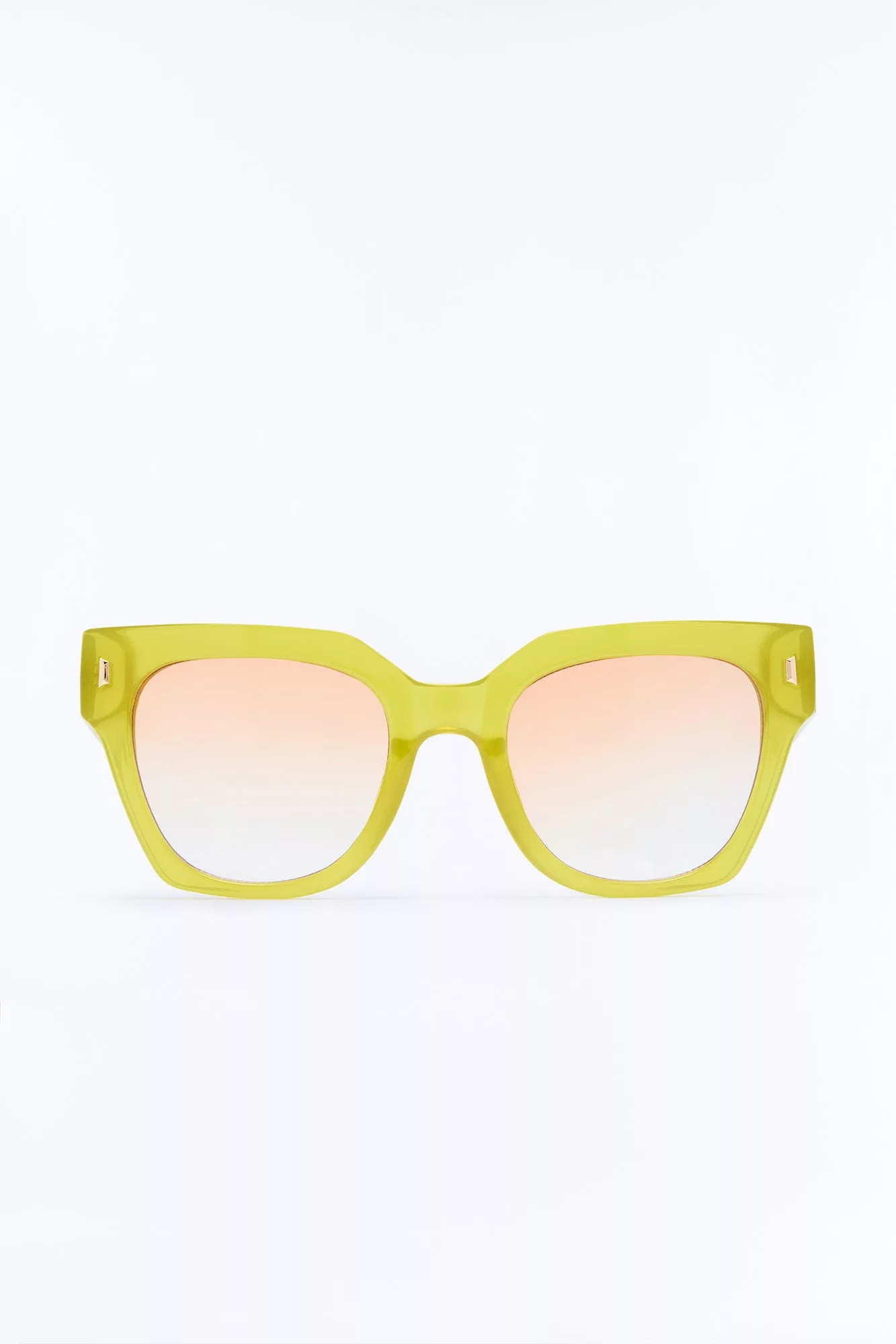 Palm Coast Wave Sunglasses - Chartreuse