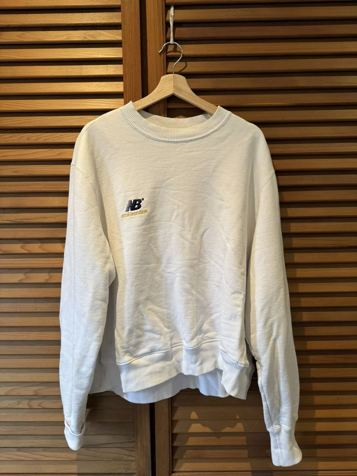 Aime Leon Dore Sweaters Knitwear Aime Leon Dore × New Balance Aime Leon Dore x New Balance Crew Neck White