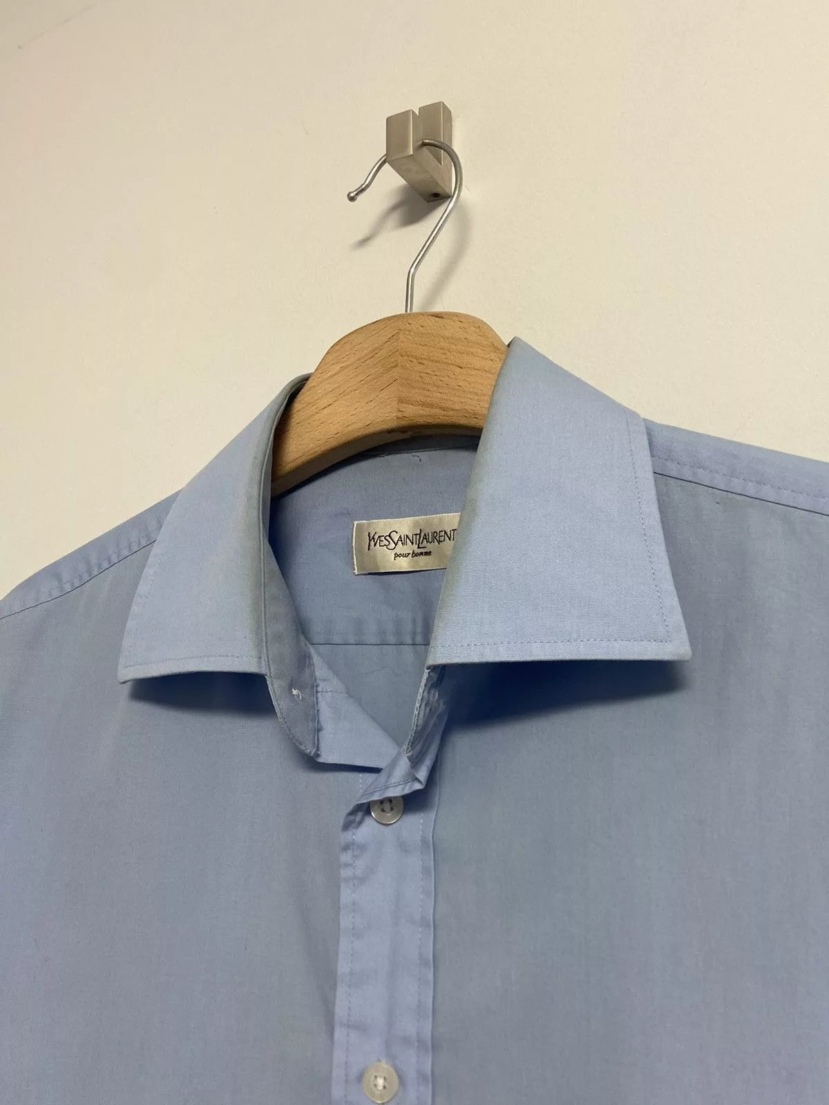 Yves Saint Laurent Shirts Button Ups Yves Saint Laurent Button Up Blue