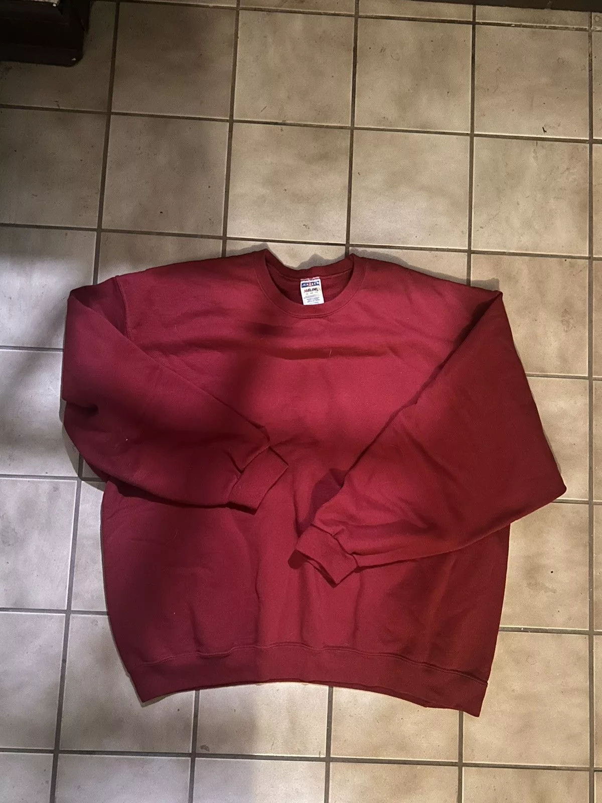 Jerzees Sweatshirts Hoodies Jerzees × Vintage Vintage Jerzees Crewneck Red