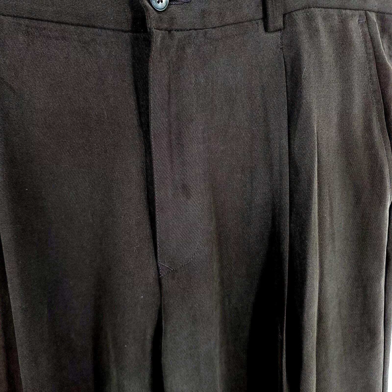 Tommy Bahama Casual Pants DAMAGED Tommy Bahama 100% Silk Brown Pleated Dress Pants 35/