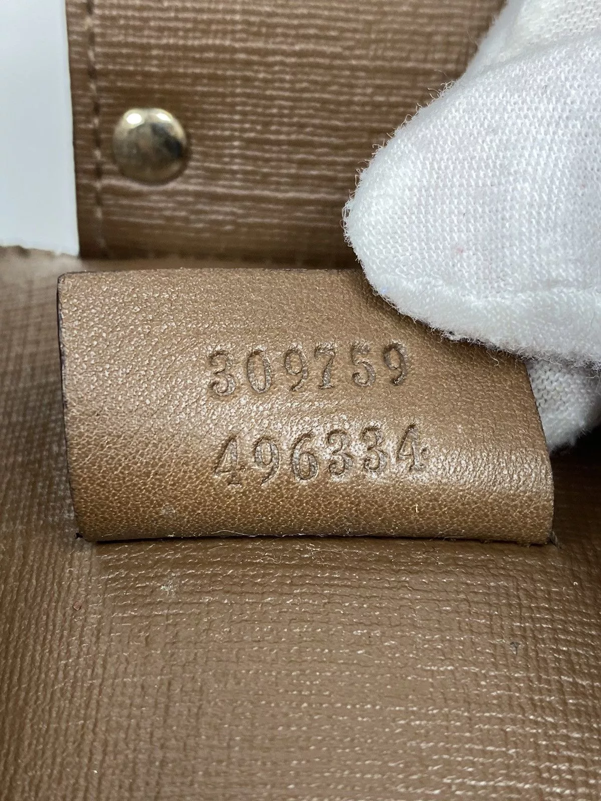 Gucci Wallets Gucci GG Monogram Buckle Key Holder Brown