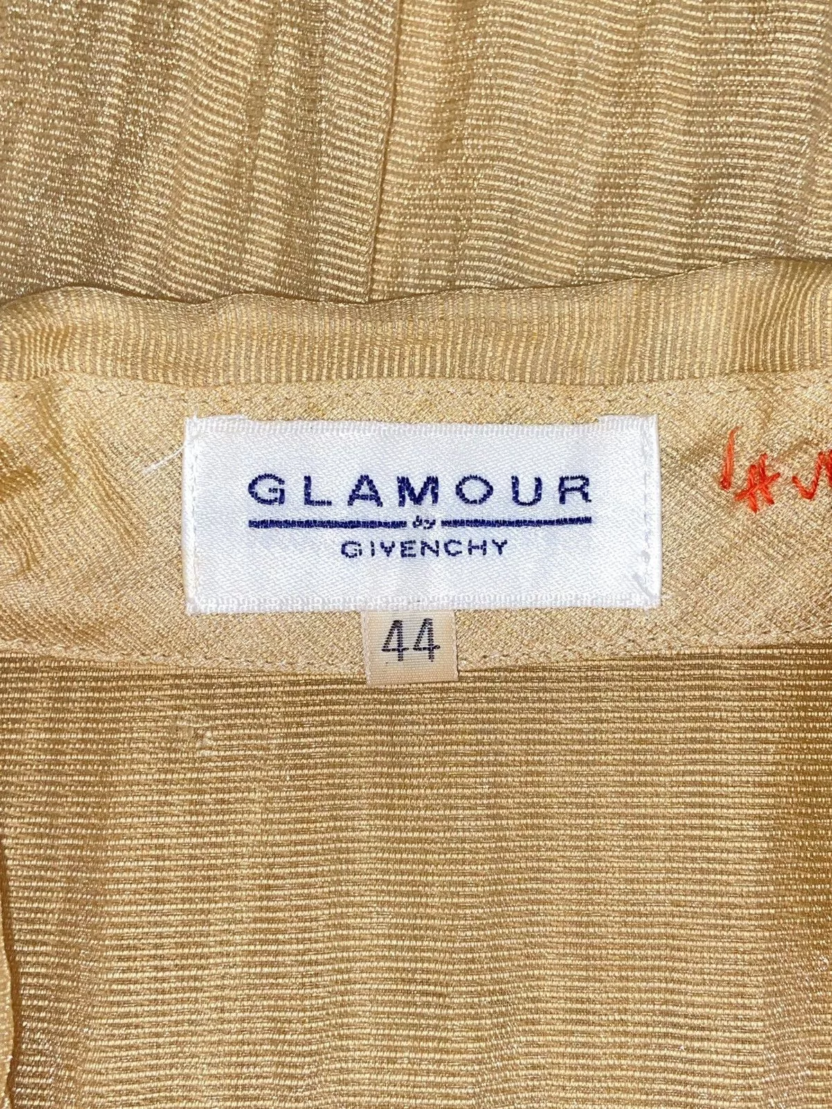 Givenchy Shirts Button Ups GLAMOUR GIVENCHY Gold Mesh Shirt