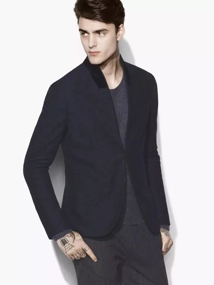 John Varvatos Light Jackets John Varvatos Hook and bar jacket. 48 Blue