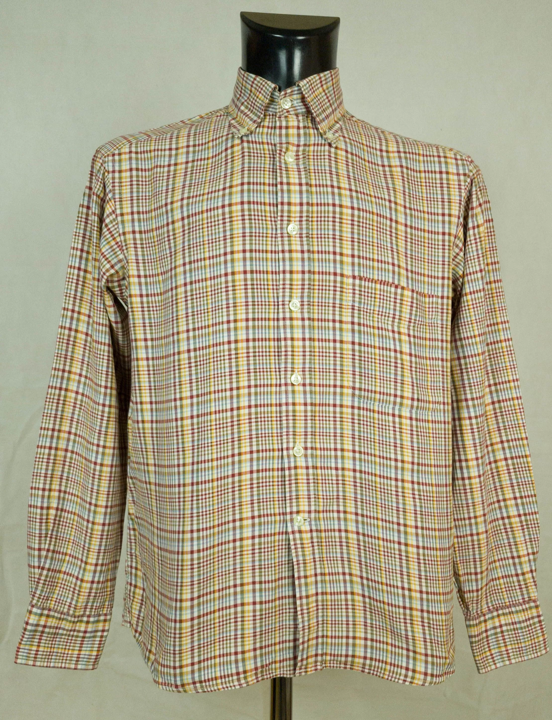 Gant Shirts Button Ups GANT SHIRT LONG SLEEVE COTTON SIZE M-L (LABEL M) Multi