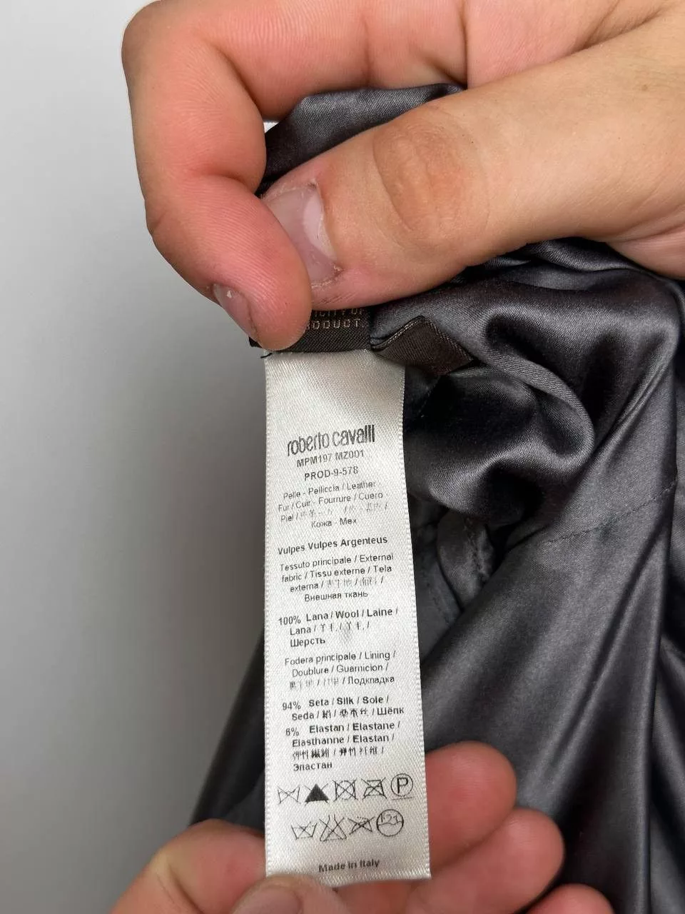 Roberto Cavalli Coats Coat roberto cavalli Gray