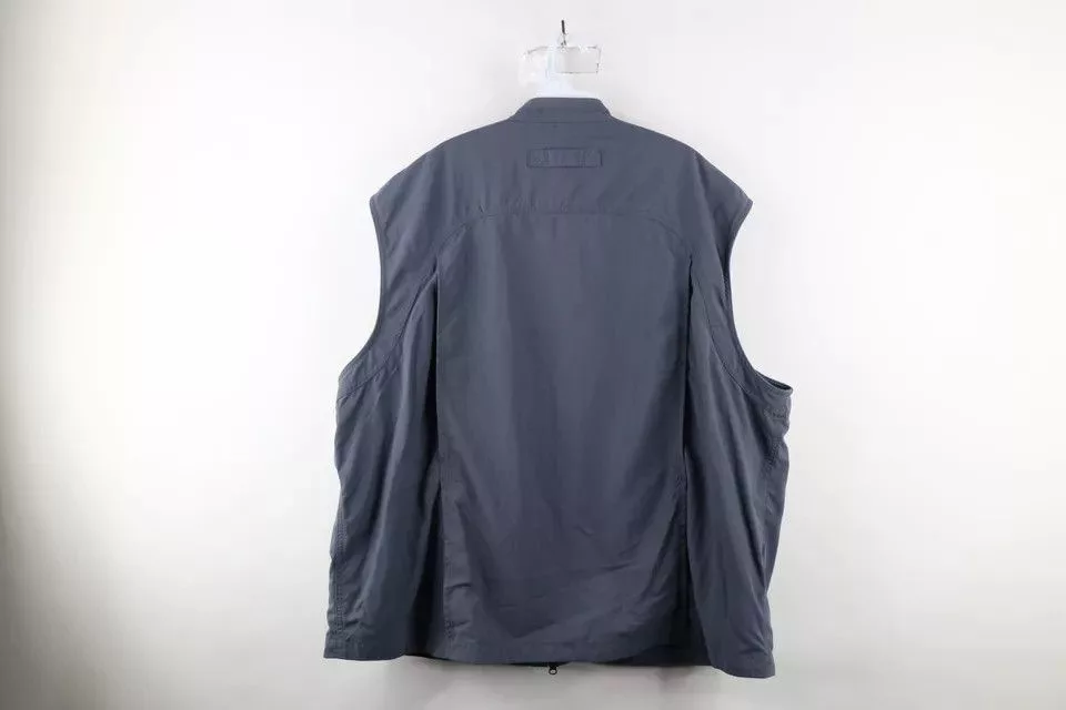 Duluth Trading Company Light Jackets Duluth Trading Company × Vintage Duluth Trading Co On the Fly Full Zip Vest Jacket Steel Blue