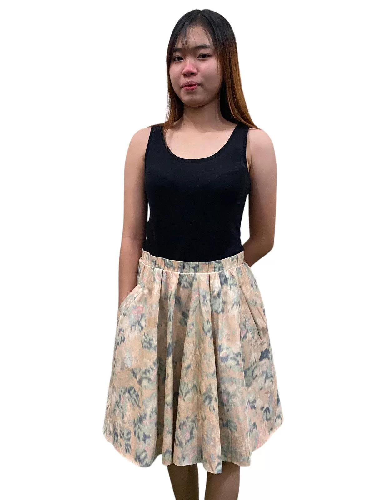 Acne Studios Midi Skirts Acne Studios PSS12 ACNE Romantic Print Multi
