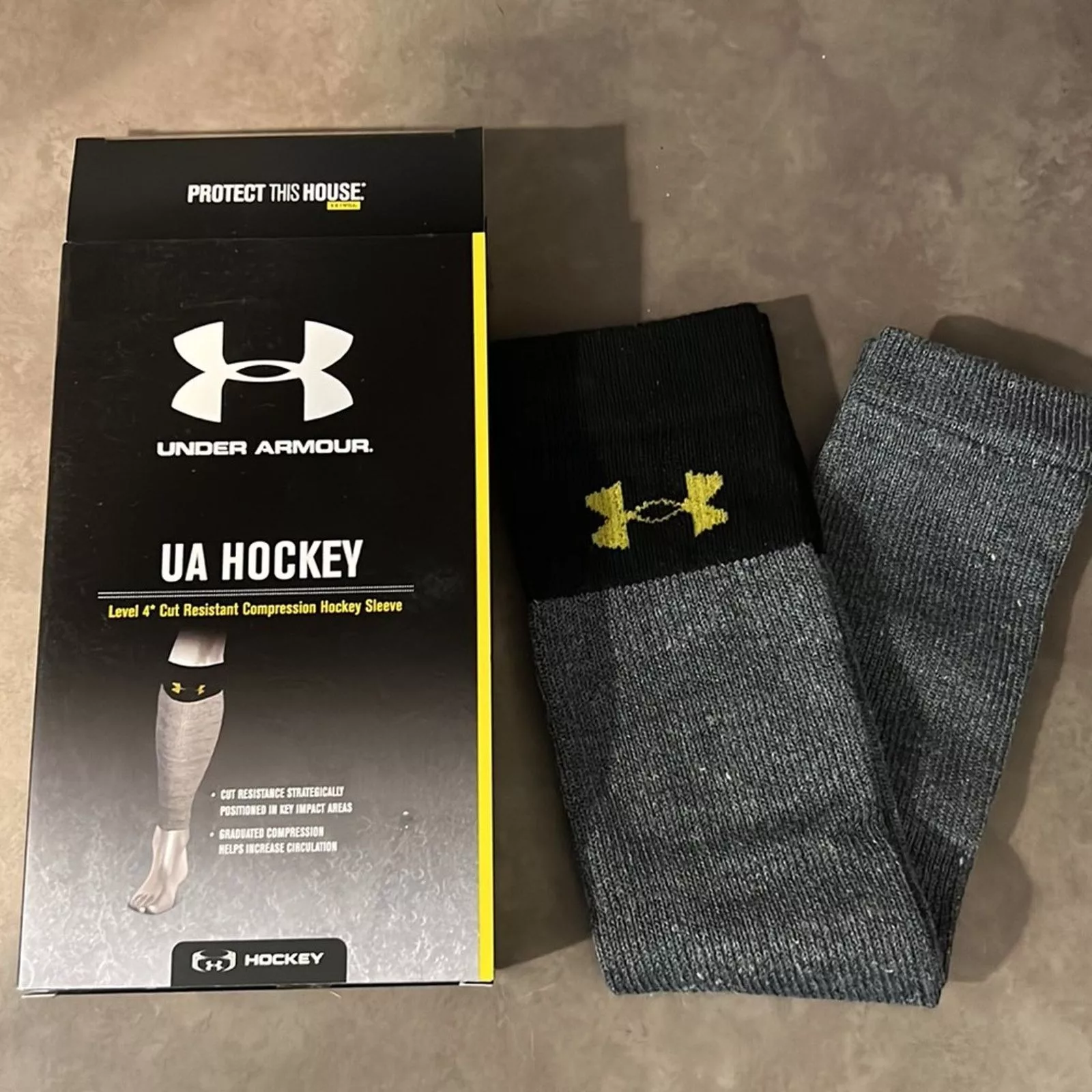 Under Armour Socks Underwear Under Armour Hockey Cut Resistant Compression Sleeve/Sock Multi
