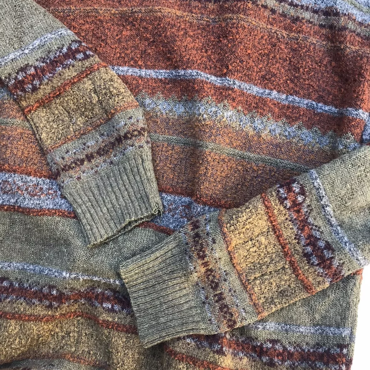 Marks & Spencer Sweaters Knitwear Marks & Spencer × Saint Michael Vintage St Michael marks and spencer Navajo Nordic Fair Isle Green