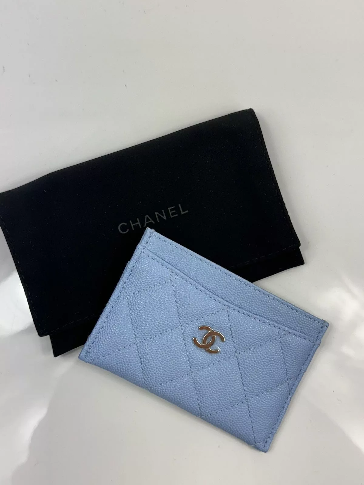 Chanel Wallets CHANEL CARD HOLDER Blue