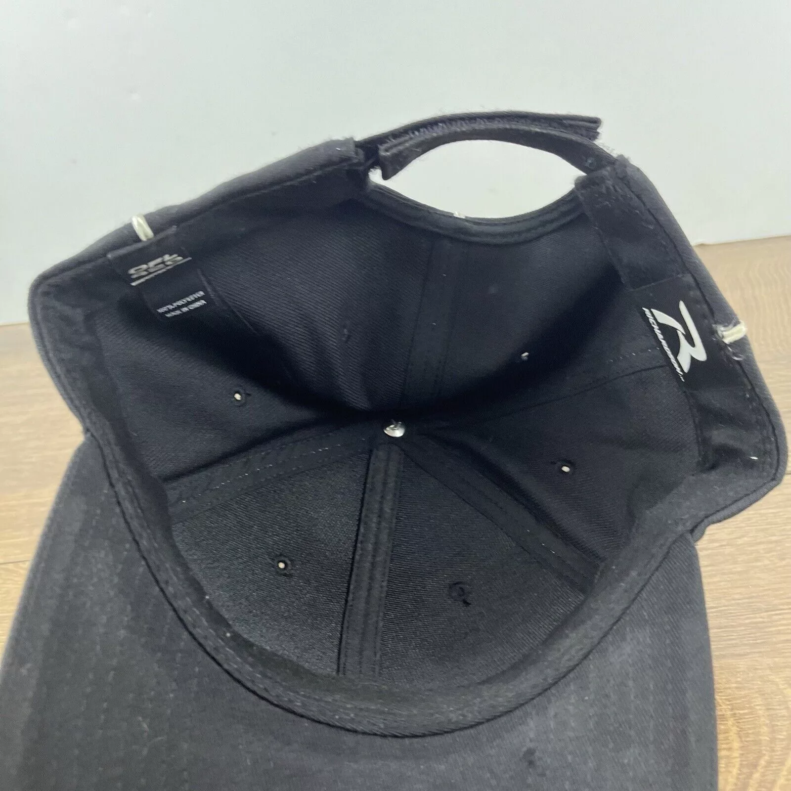 Richardson Hats Richardson Black Hat Referee Official Adjustable Hat Black A