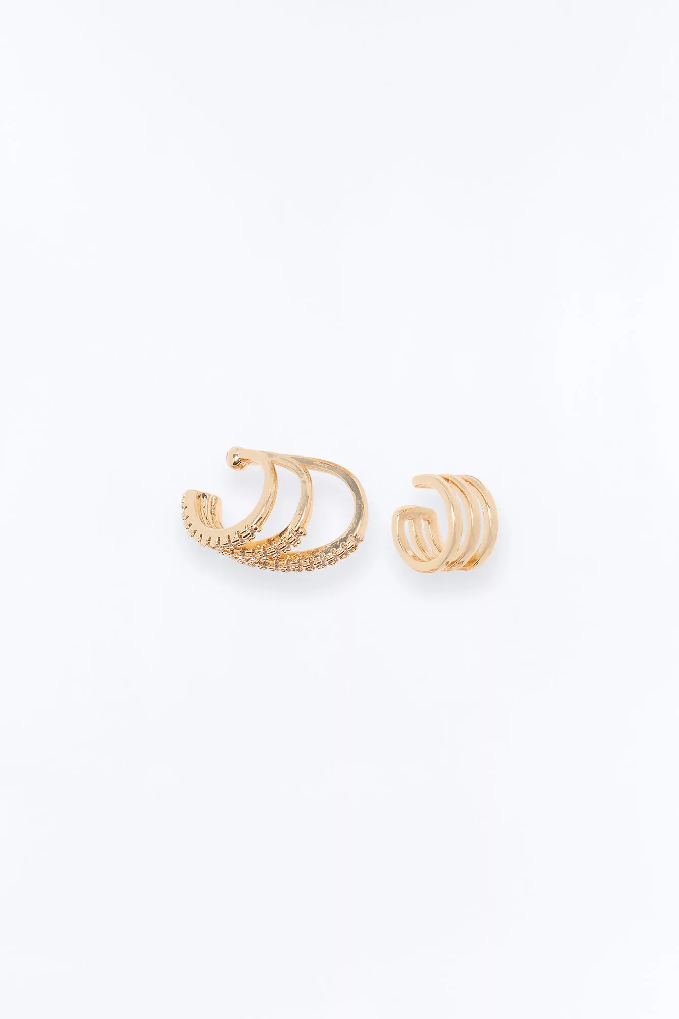 Weekender 2 Piece Ear Cuff Set - Gold