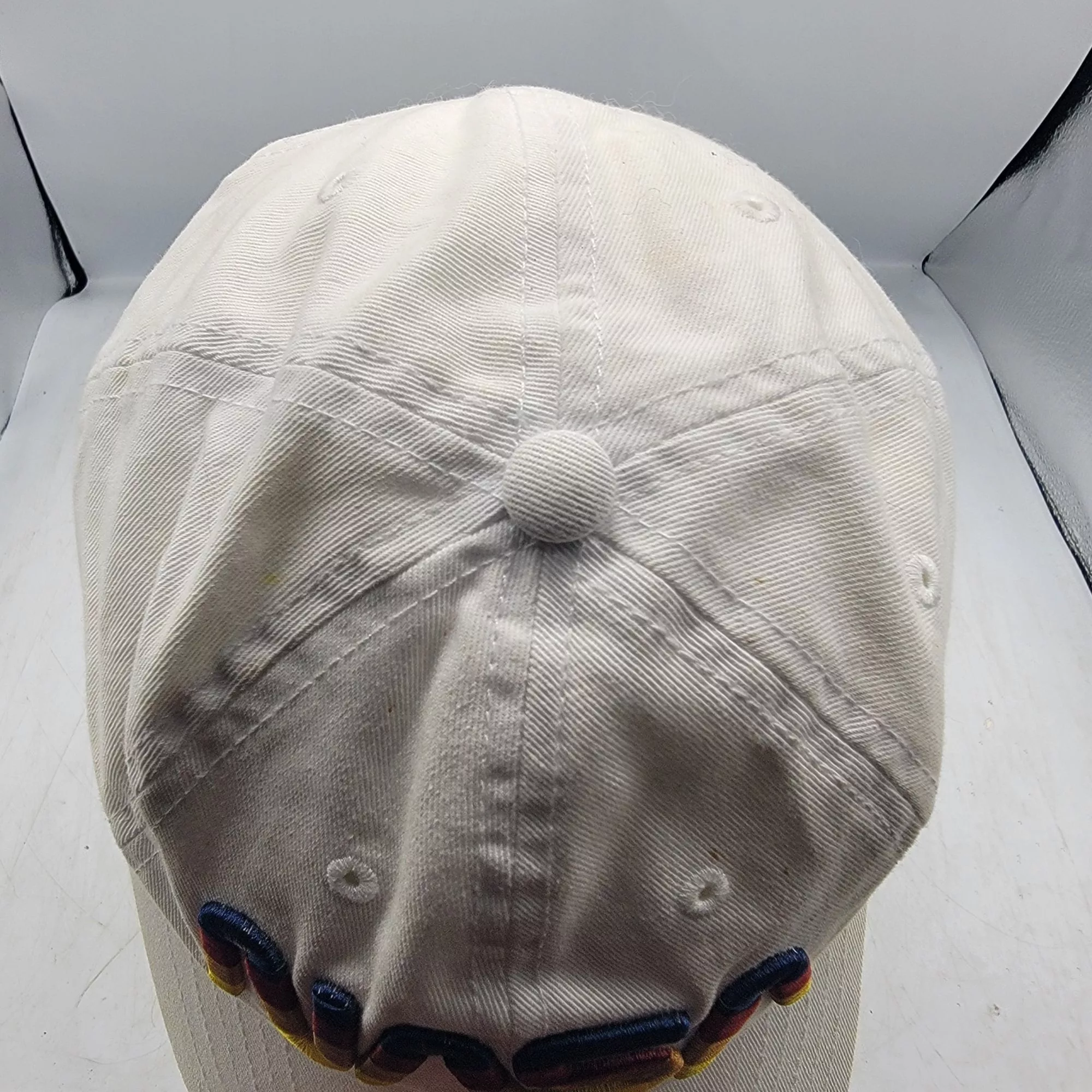 Mad Engine Hats NASA Embroidered Logo White Hat Cap By Mad Engine Casual Lig