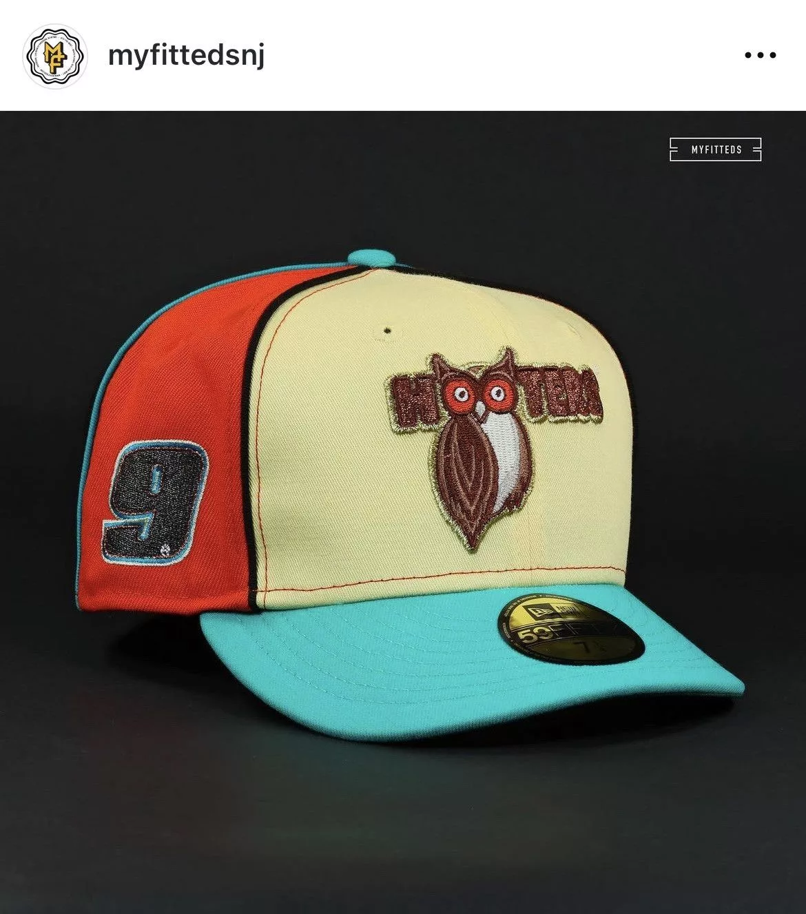 MyFitteds Hats MyFitteds × NASCAR × New Era 7 1/4 HOOTERS CHASE ELLiOTT #9 CAR GREEN UV WHiTE SWEATBAND Orange