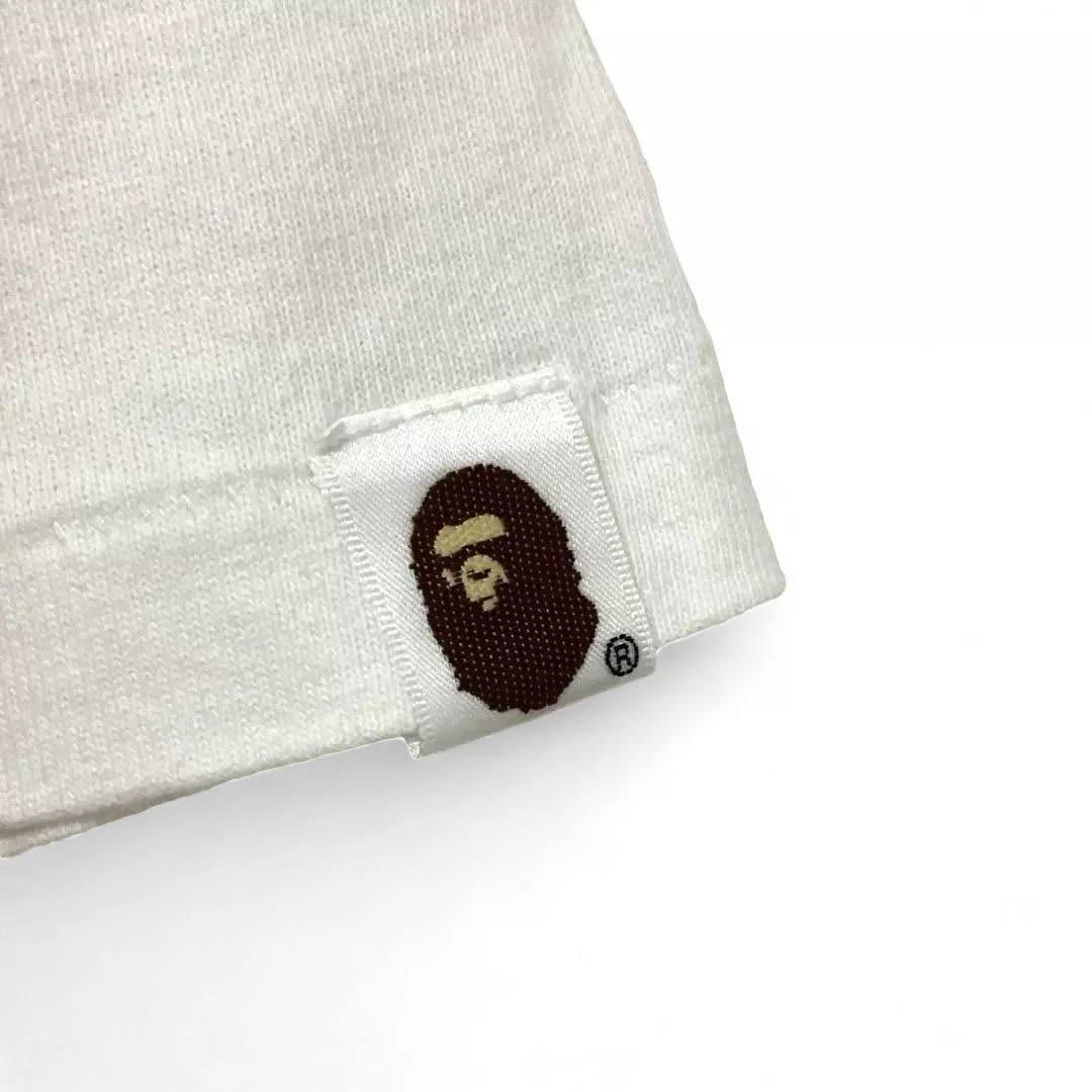 Bape Short Sleeve T Shirts Bape Baby Lisa Tee White