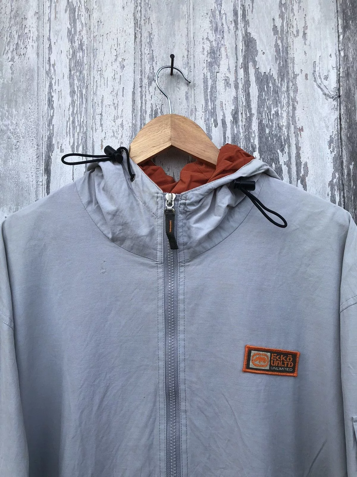 Ecko Unltd. Light Jackets Ecko Unltd. × Vintage 🔥Vintage🔥Y2K Oversized Ecko Unlimited Fullzipper Jacket Gray Streetwear