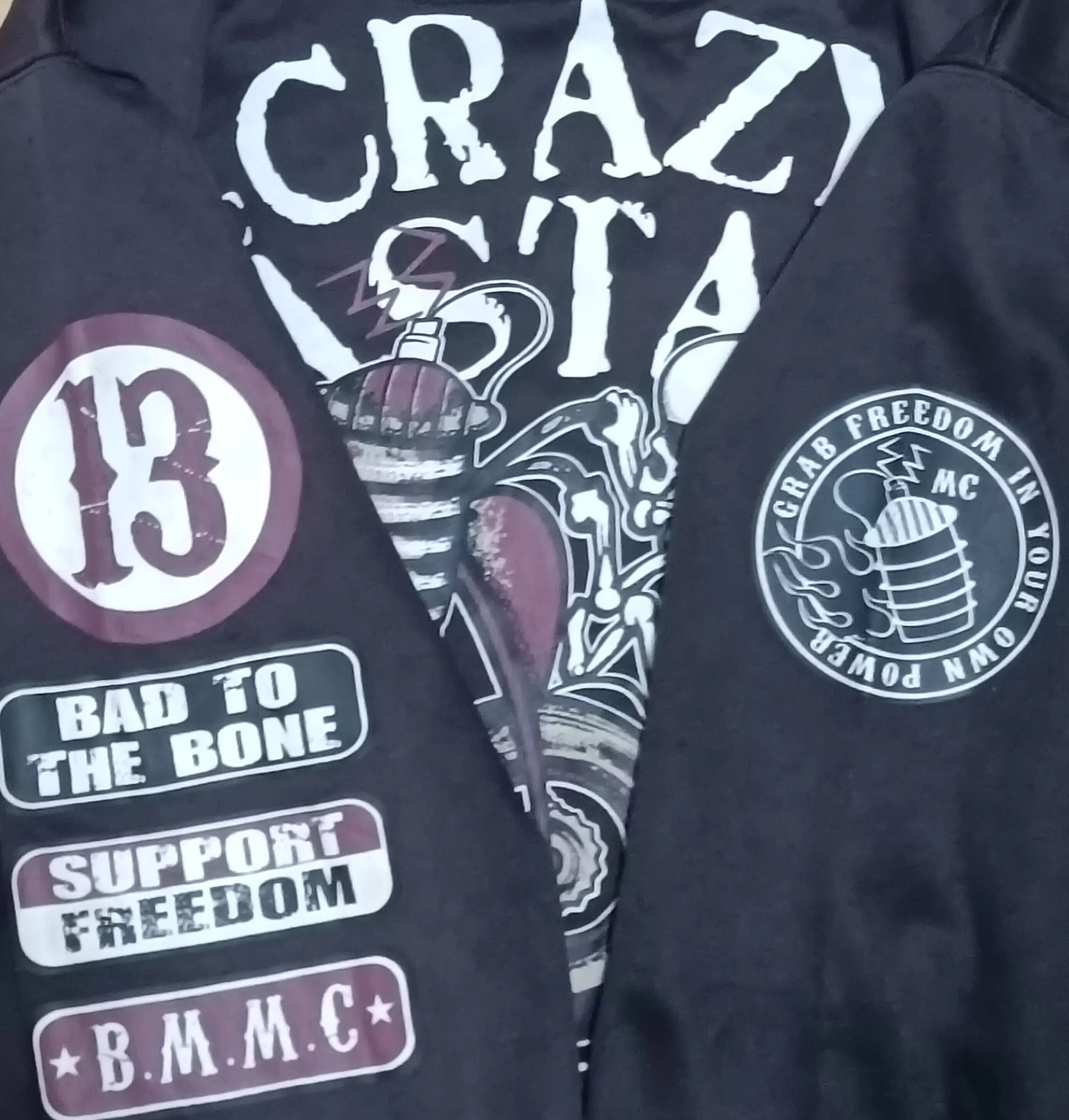 Other Light Jackets Other CRAZY BASTARD SKULL LIGHT JACKET Black Workwear
