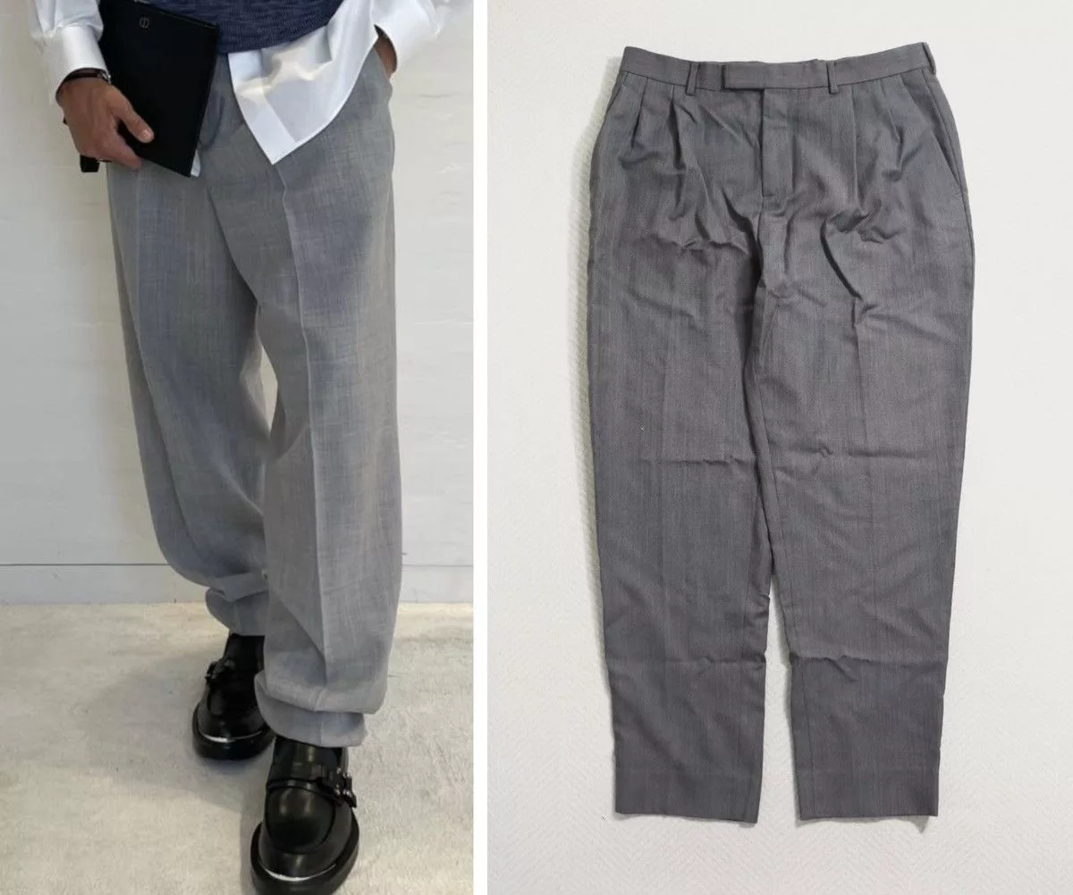 Dior Casual Pants Dior Wool Pants size52 2019aw Gray