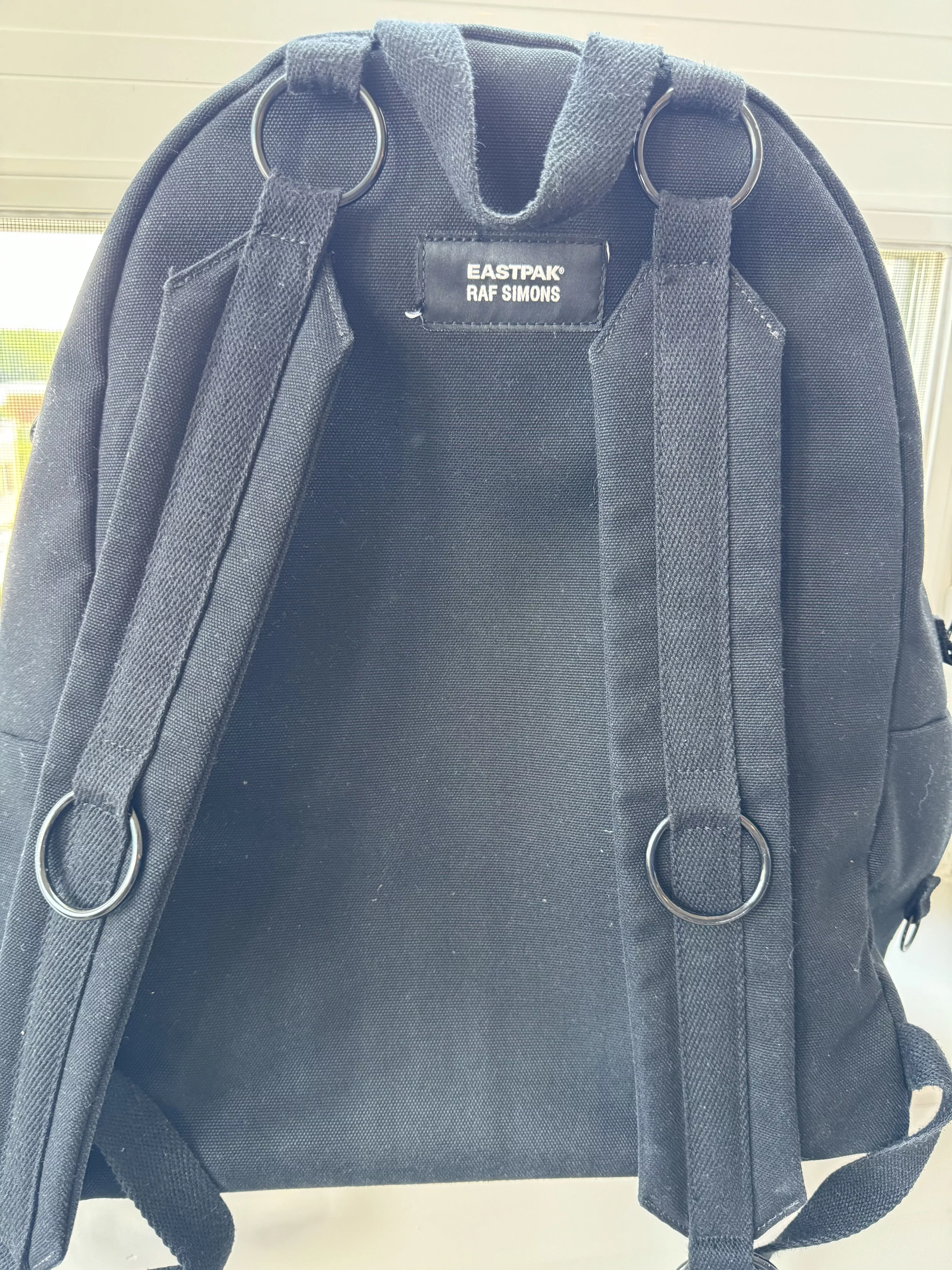 Raf Simons Bags Luggage Raf Simons Eastpack Backpack Black