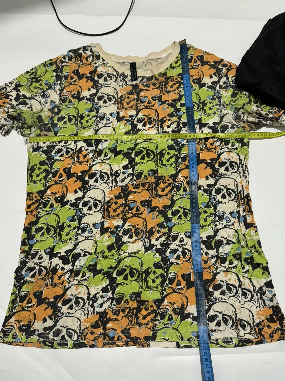 14th Addiction Short Sleeve T Shirts 14th Addiction × If Six Was Nine × Japanese Brand Japanese Skulls Full Art Tees Multi