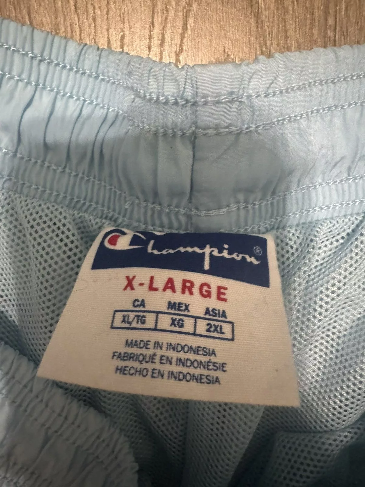 Champion × Vintage Vintage Champion shorts XL Blue Streetwear