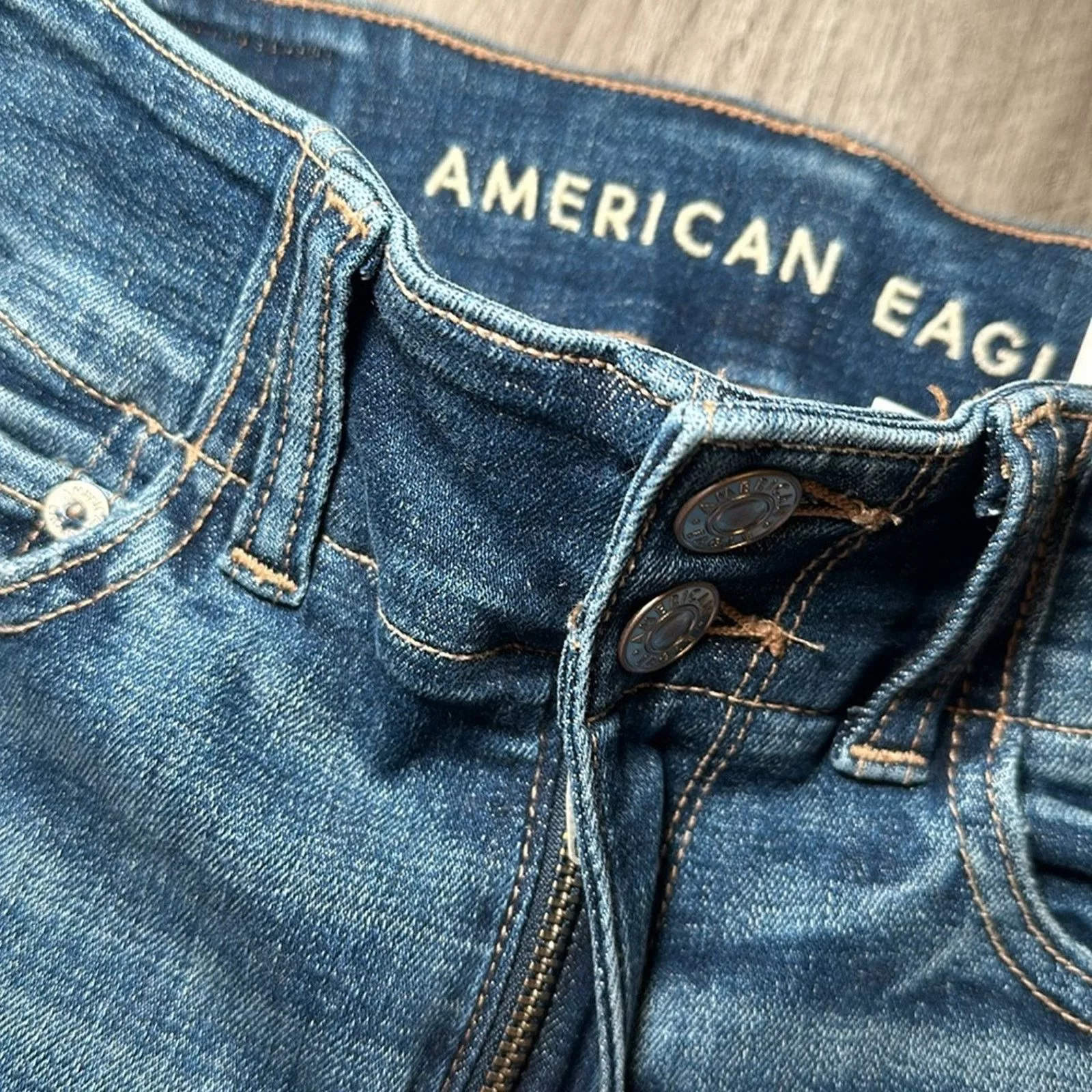 American Eagle Outfitters Jeans American Eagle Outfitters American Eagle Next Level Cargo Hi-Rise Jegging - 000S Blue